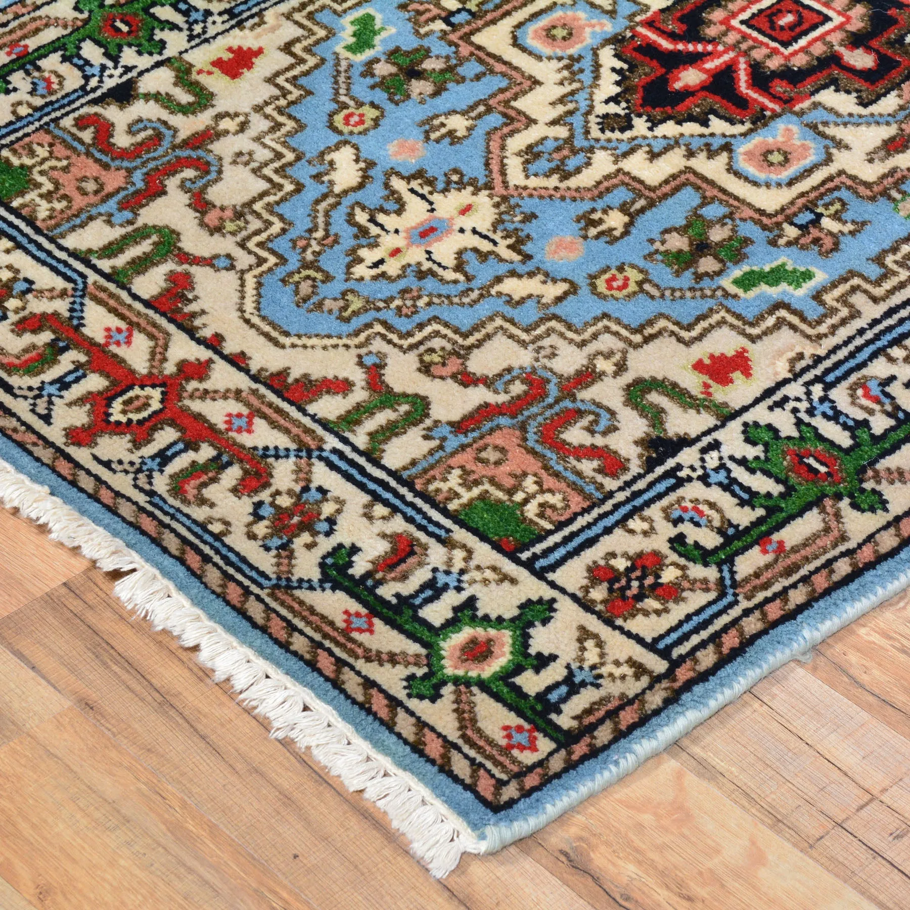 Hand-Knotted Serapi/Hariz Traditional Design 100% Wool Rug (Size 2.8 X 9.11) Brral-1725