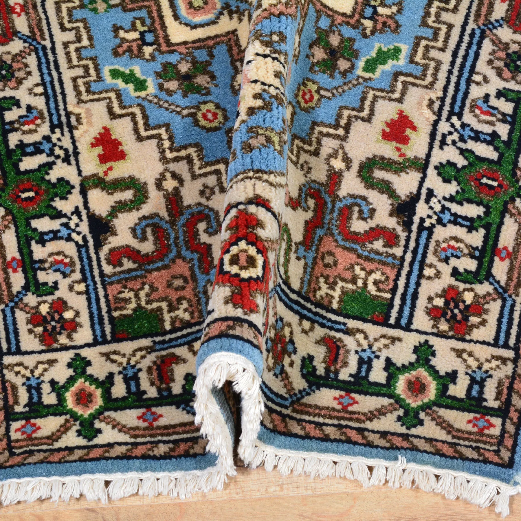 Hand-Knotted Serapi/Hariz Traditional Design 100% Wool Rug (Size 2.8 X 9.11) Brral-1725