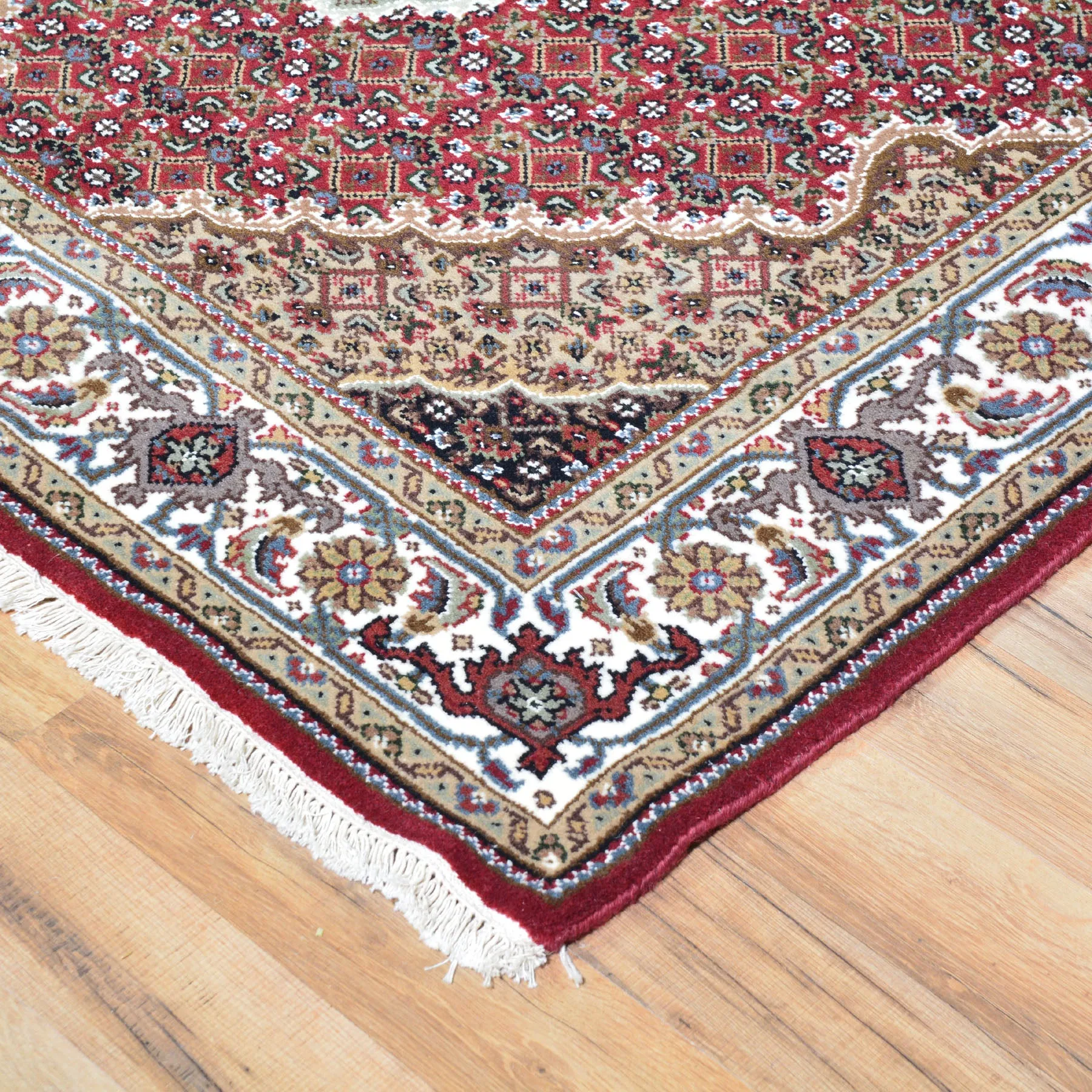 Hand-Knotted Tabriz Design Handmade Wool Rug (Size 4.2X 6.2) Brral-6645