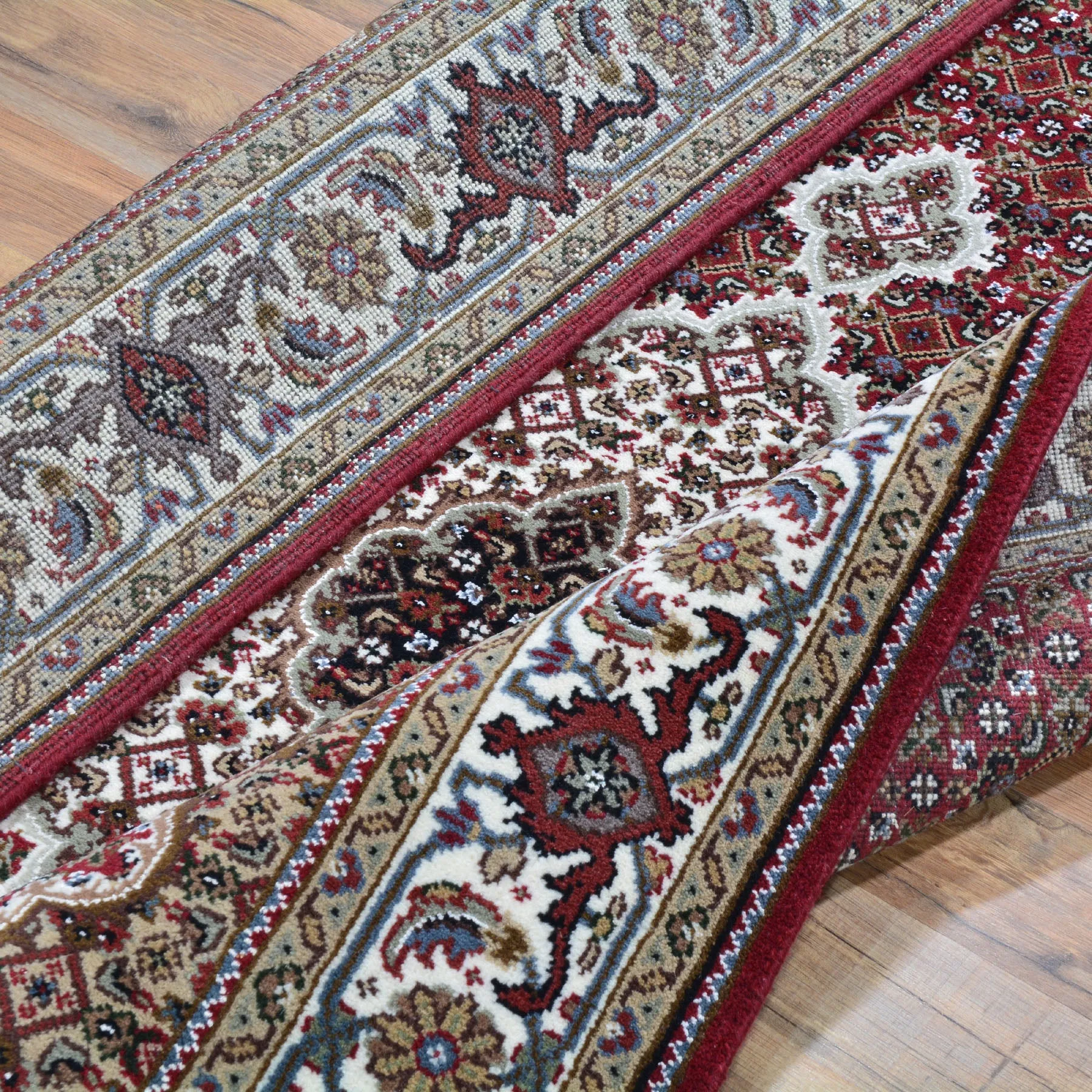 Hand-Knotted Tabriz Design Handmade Wool Rug (Size 4.2X 6.2) Brral-6645