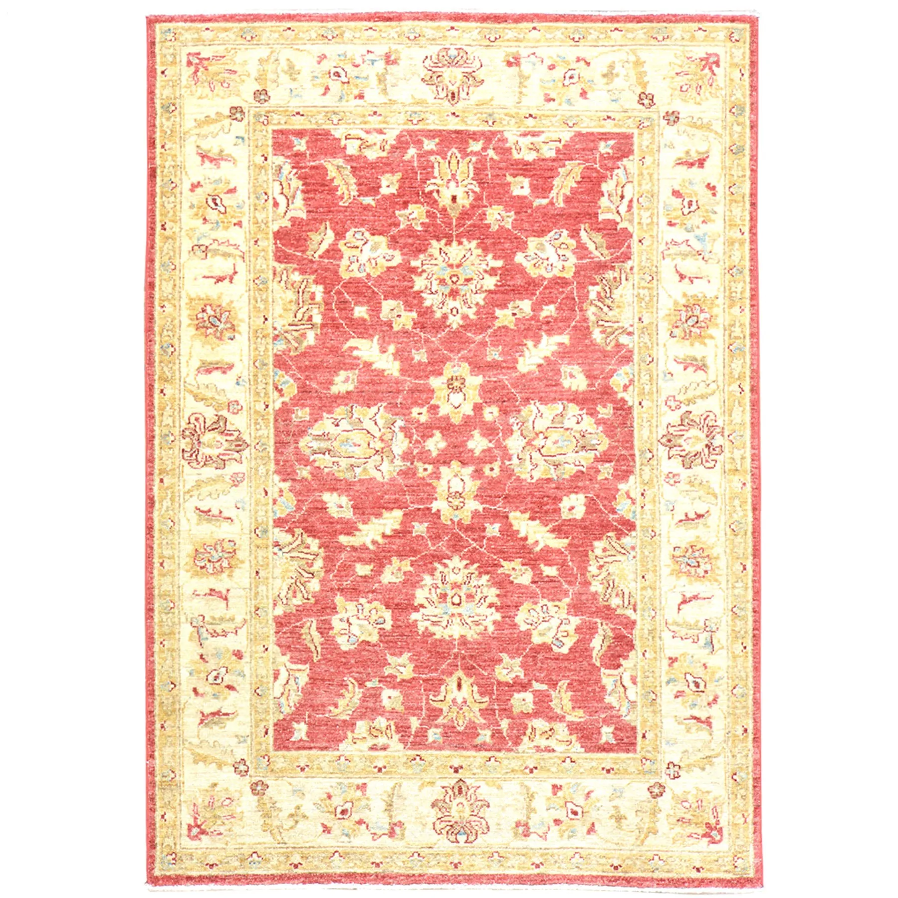 Hand-Knotted Traditional Chobi Oushak Design Wool Rug (Size 4.0 X 5.8) Brral-657