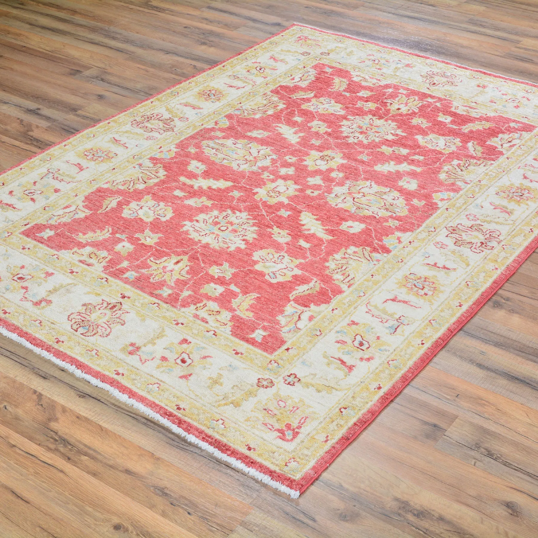 Hand-Knotted Traditional Chobi Oushak Design Wool Rug (Size 4.0 X 5.8) Brral-657