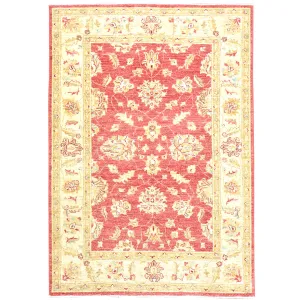 Hand-Knotted Traditional Chobi Oushak Design Wool Rug (Size 4.0 X 5.8) Brral-657