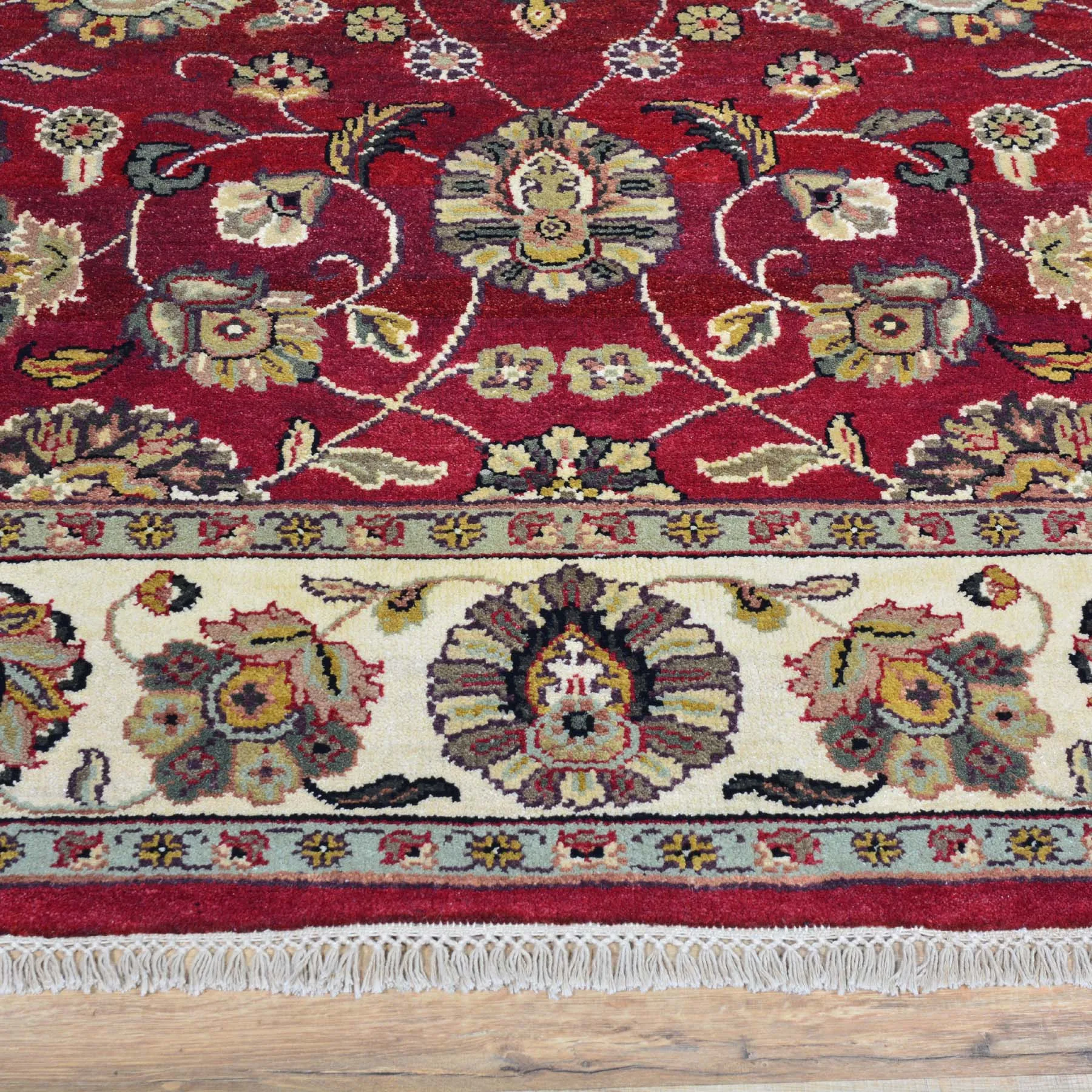Hand-Knotted Traditional Classic Design Wool Handmade Rug (Size 6.0 X 9.2) Brral-300