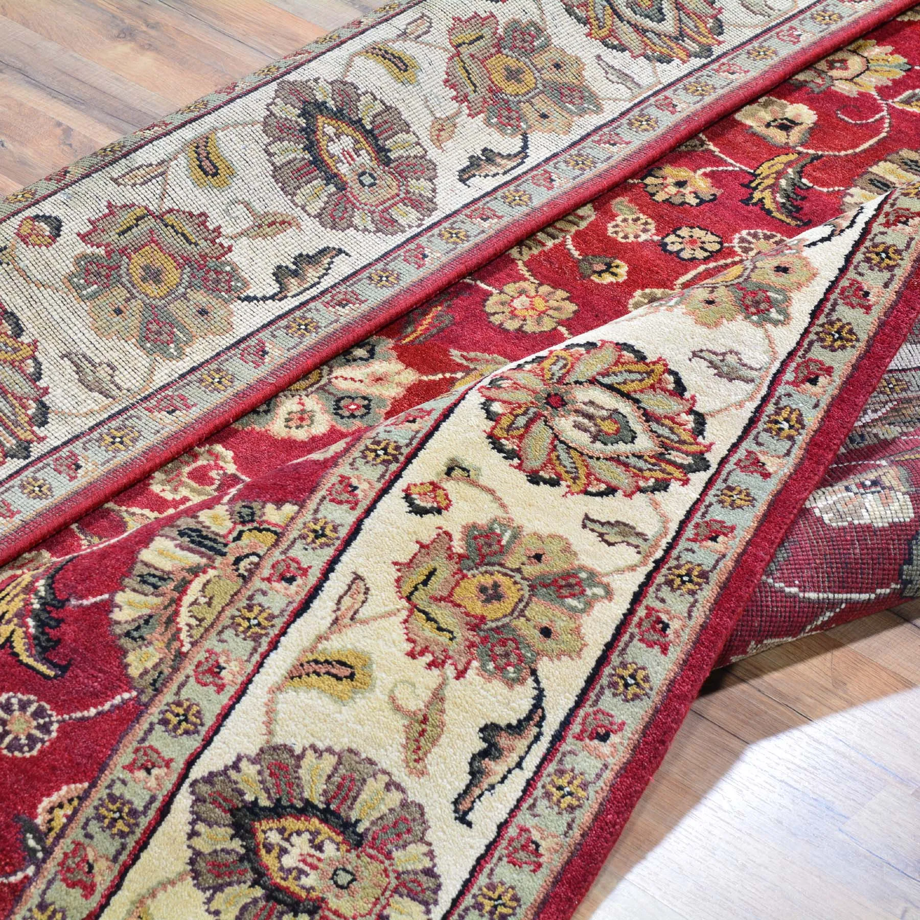 Hand-Knotted Traditional Classic Design Wool Handmade Rug (Size 6.0 X 9.2) Brral-300