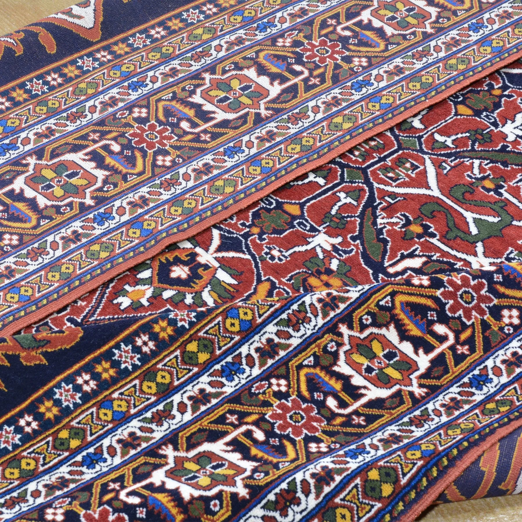 Hand-Knotted Traditional Fine 100% Wool Handmade And Rug (Size 6.6 X 10.6) Brral-918