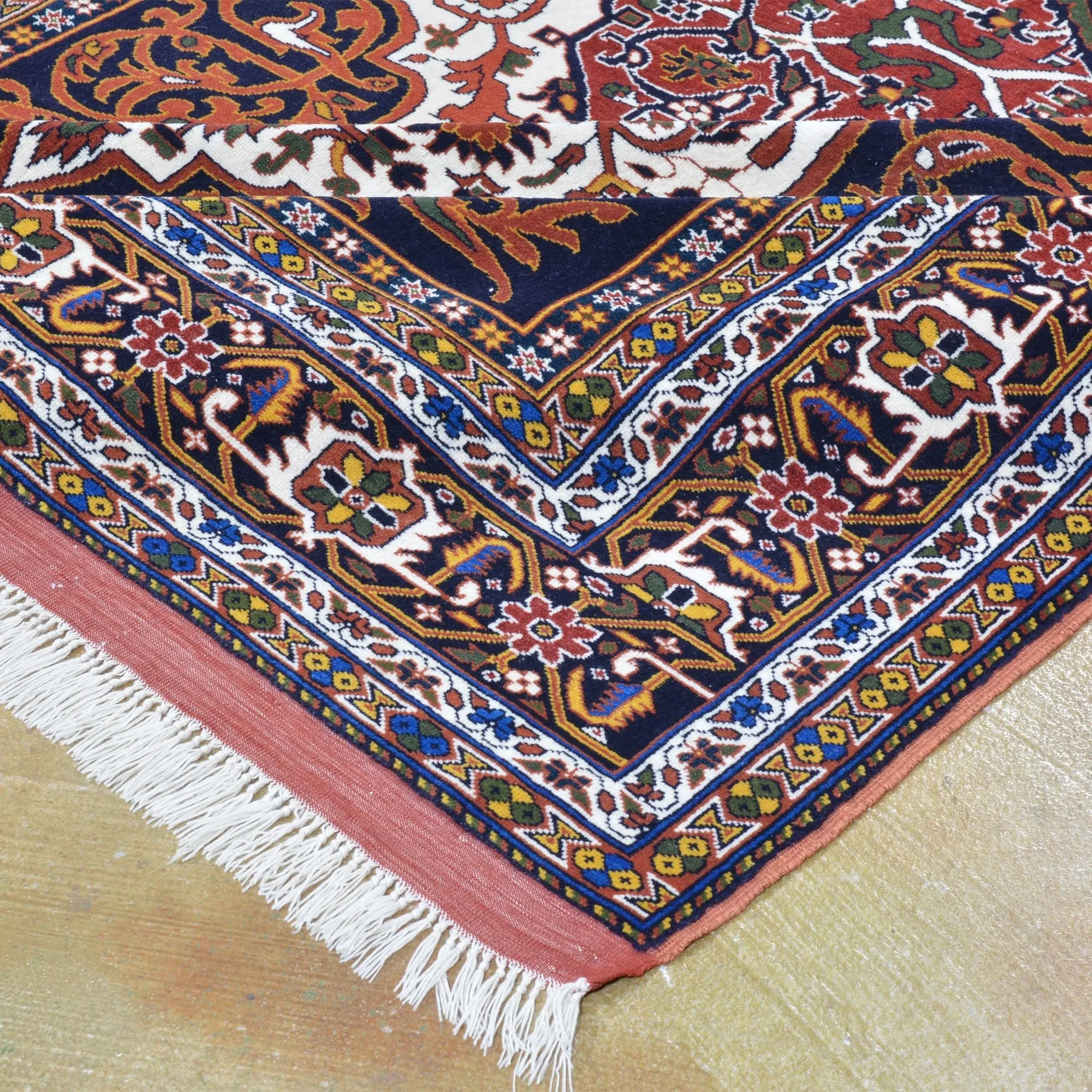 Hand-Knotted Traditional Fine 100% Wool Handmade And Rug (Size 6.6 X 10.6) Brral-918