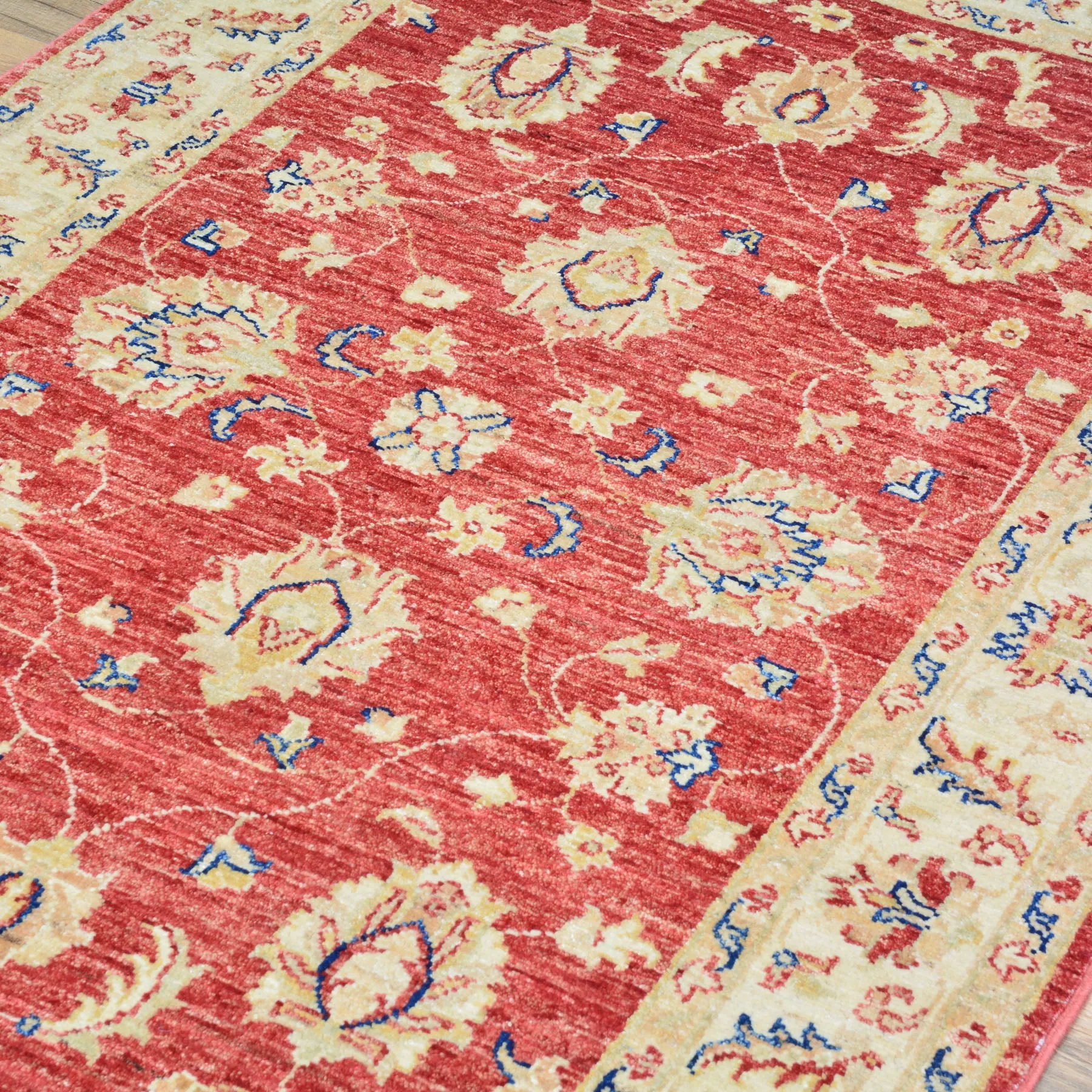 Hand-Knotted Traditional Peshawar Tribal Chobi Wool Rug (Size 3.3 X 5.3) Cwral-9135