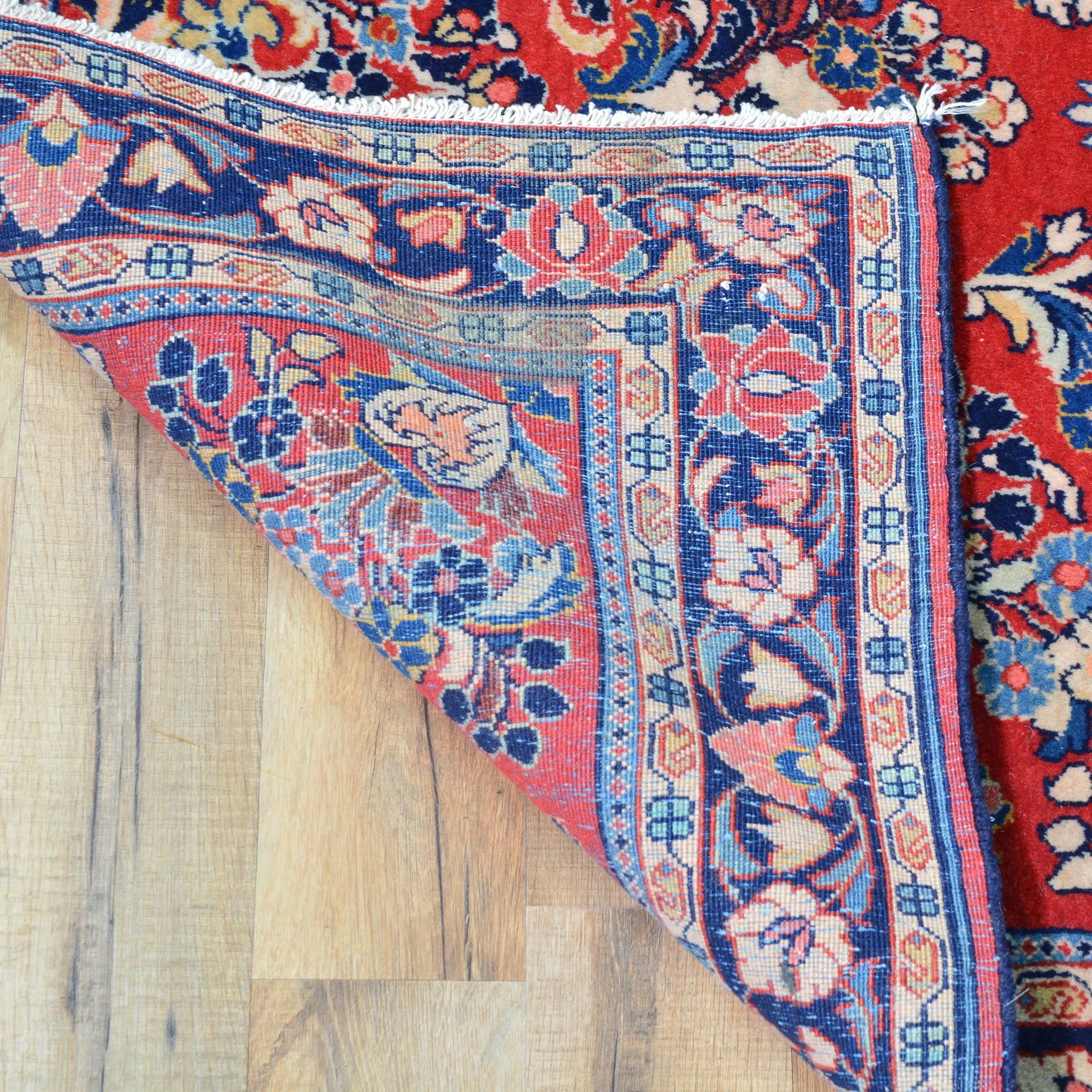 Hand-Knotted Traditional Sarouk 100% Wool Handmade Rug (Size 3.3 X 6.3) Cwral-9147