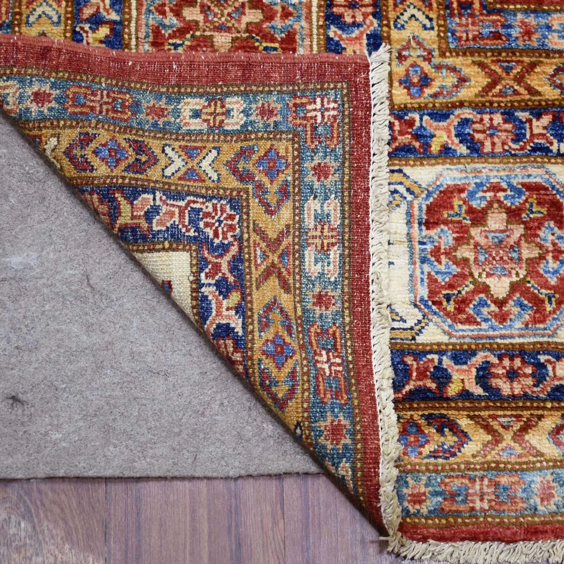 Hand-Knotted Tribal Causanian Design Handmade Wool Traditional Rug (Size 8.1 X 10.2) Cwral-9846