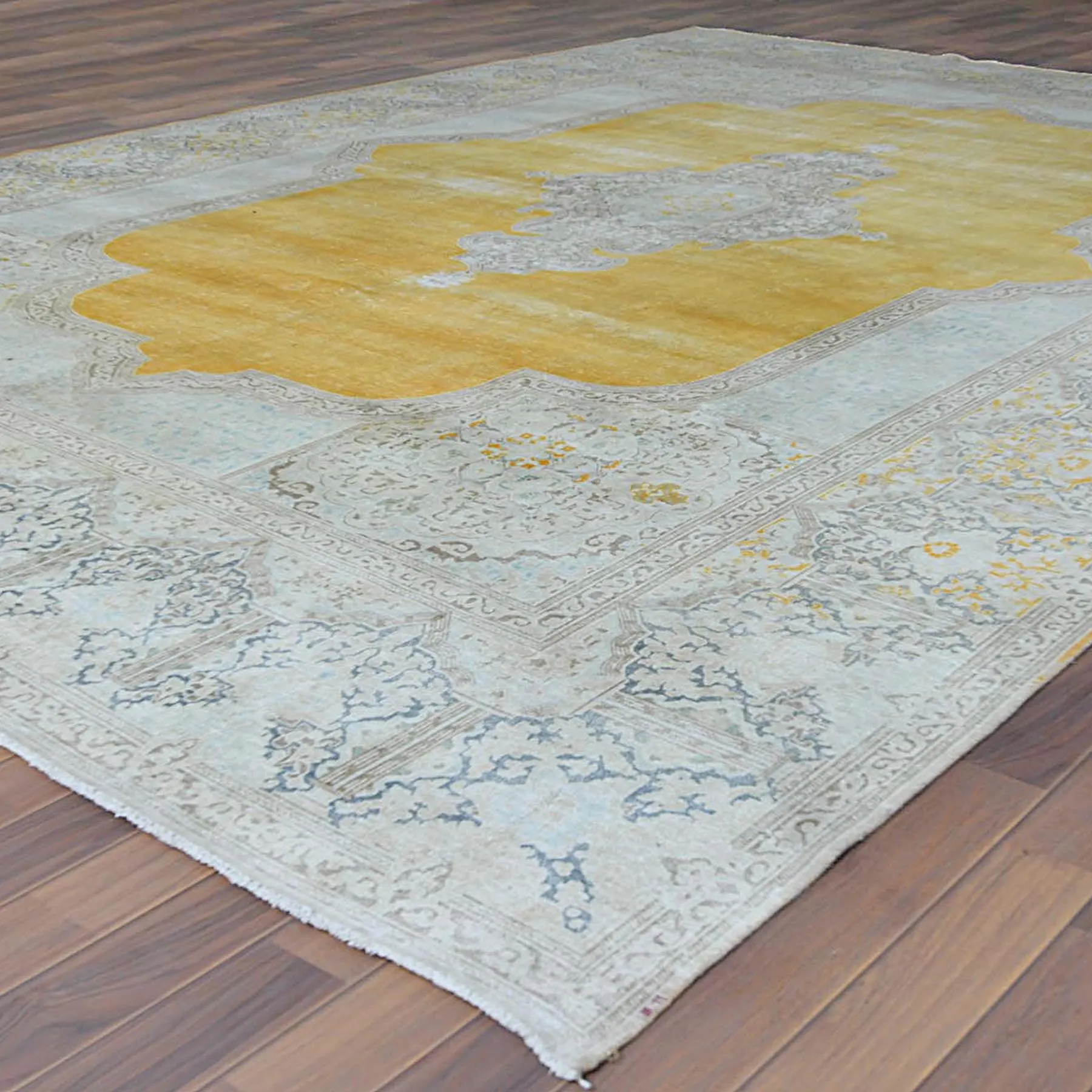 Hand-Knotted Tribal Mahal Traditional Design 100% Wool Rug (Size 9.7 X 13.4) Cwral-8517