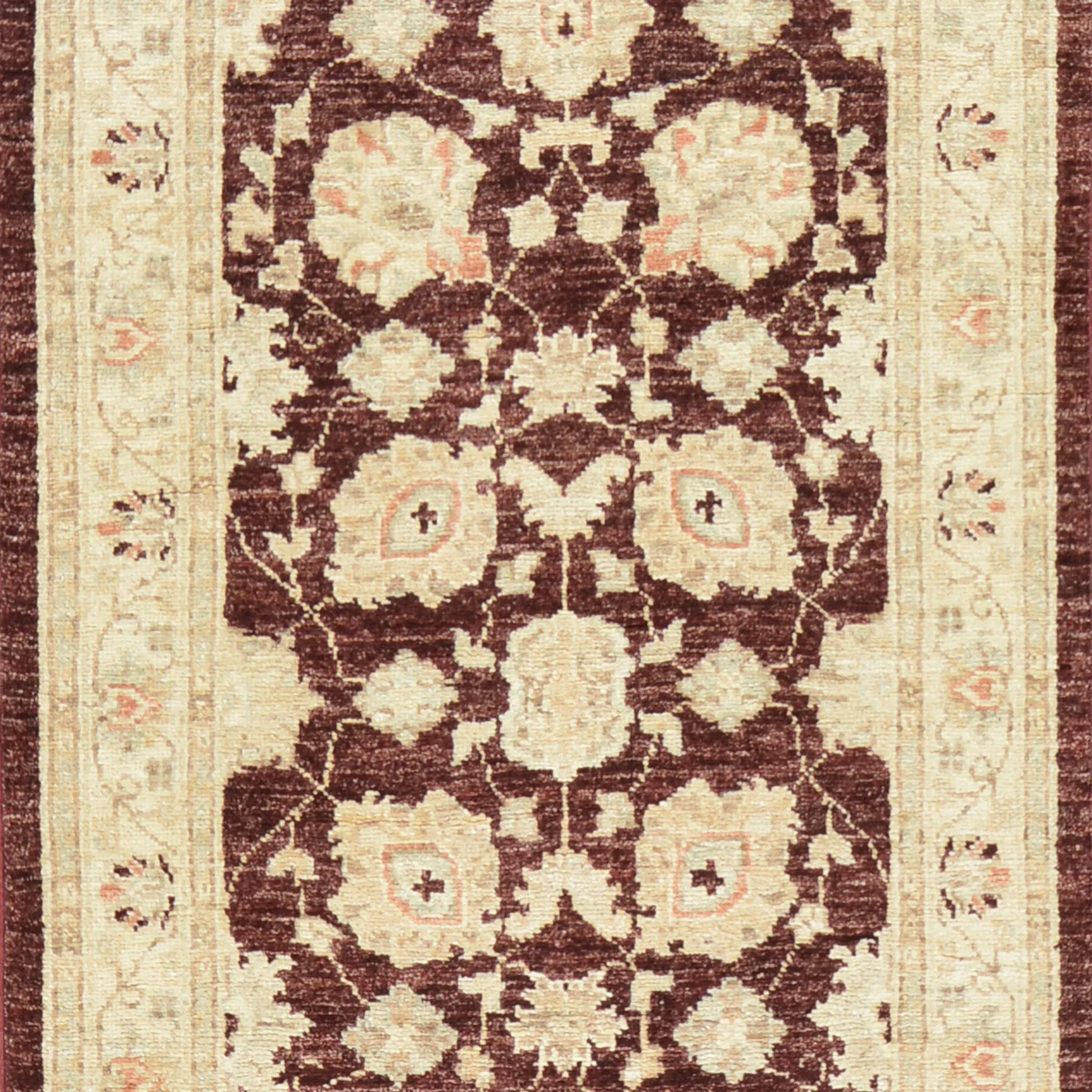 Hand-Knotted Tribal Peshawar Chobi Handmade Wool Rug (Size 2.6 X 18.10) Brrsf-1917