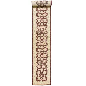 Hand-Knotted Tribal Peshawar Chobi Handmade Wool Rug (Size 2.6 X 18.10) Brrsf-1917