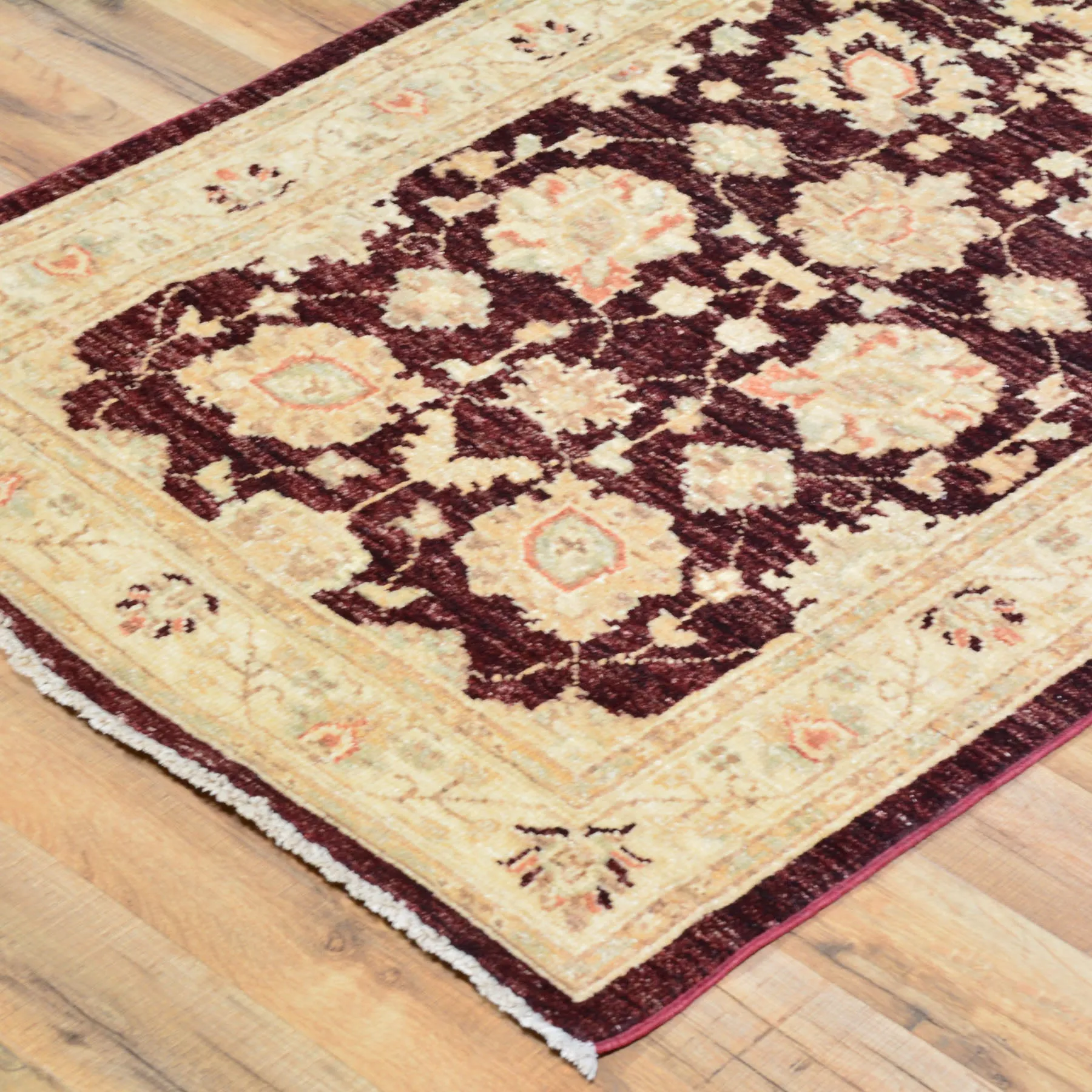 Hand-Knotted Tribal Peshawar Chobi Handmade Wool Rug (Size 2.6 X 18.10) Brrsf-1917