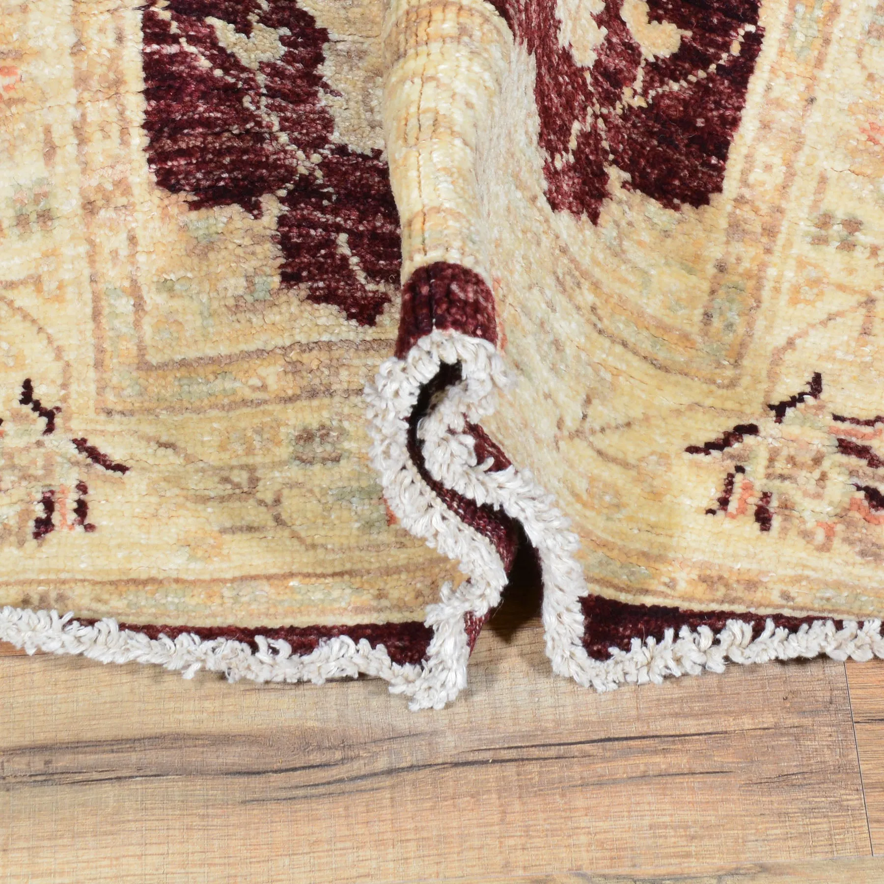 Hand-Knotted Tribal Peshawar Chobi Handmade Wool Rug (Size 2.6 X 18.10) Brrsf-1917