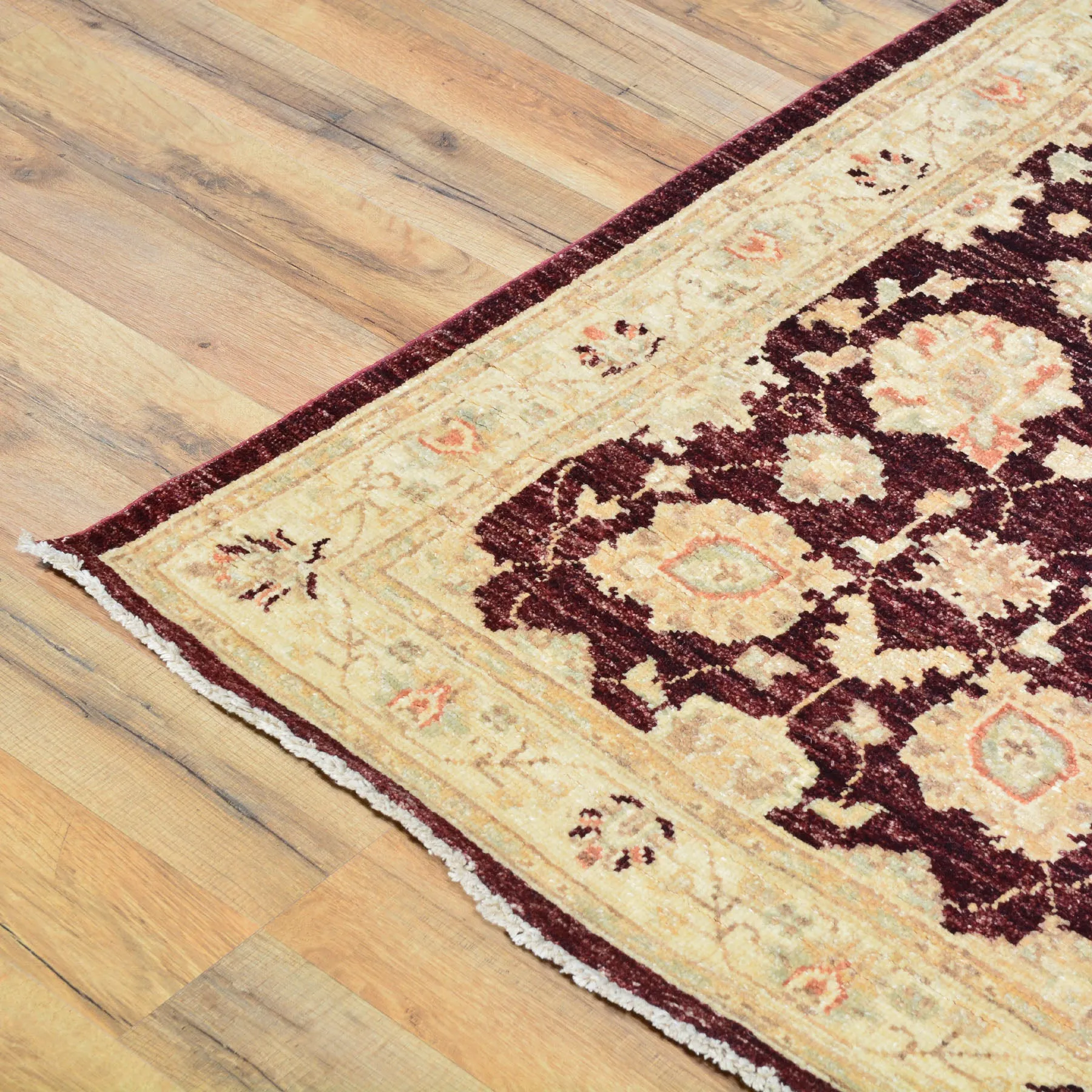 Hand-Knotted Tribal Peshawar Chobi Handmade Wool Rug (Size 2.6 X 18.10) Brrsf-1917