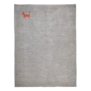 Hand-Knotted Tribal Thick Gabbeh Contemporary Wool Rug (Size 5.8 X 7.0) Brral-3951