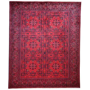 Hand-Knotted Tribal Turkoman Khal Mohammadi Design Wool Rug (Size 4.10 X 6.5) Brrsf-759