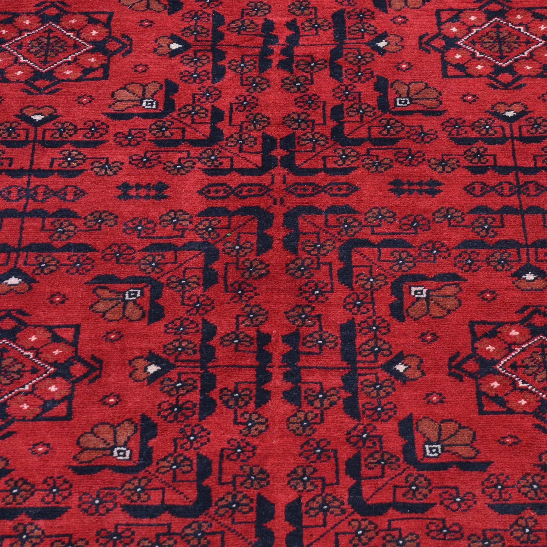 Hand-Knotted Tribal Turkoman Khal Mohammadi Design Wool Rug (Size 4.10 X 6.5) Brrsf-759