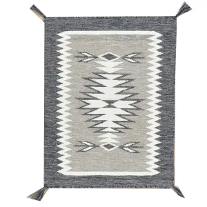 Hand-Woven Flat-Weave Contemporary Design Handmade Wool Rug (Size 2.2 X 3.0) Cwral-11049