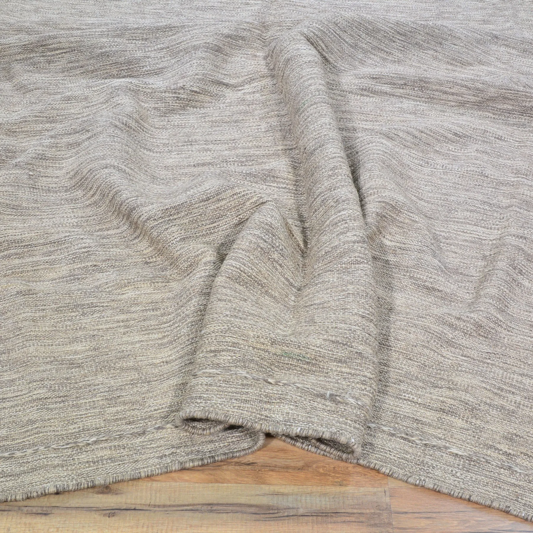 Hand-Woven Flat-Weave Contemporary Design Handmade Wool Rug (Size 8.10 X 11.10) Cwral-10959