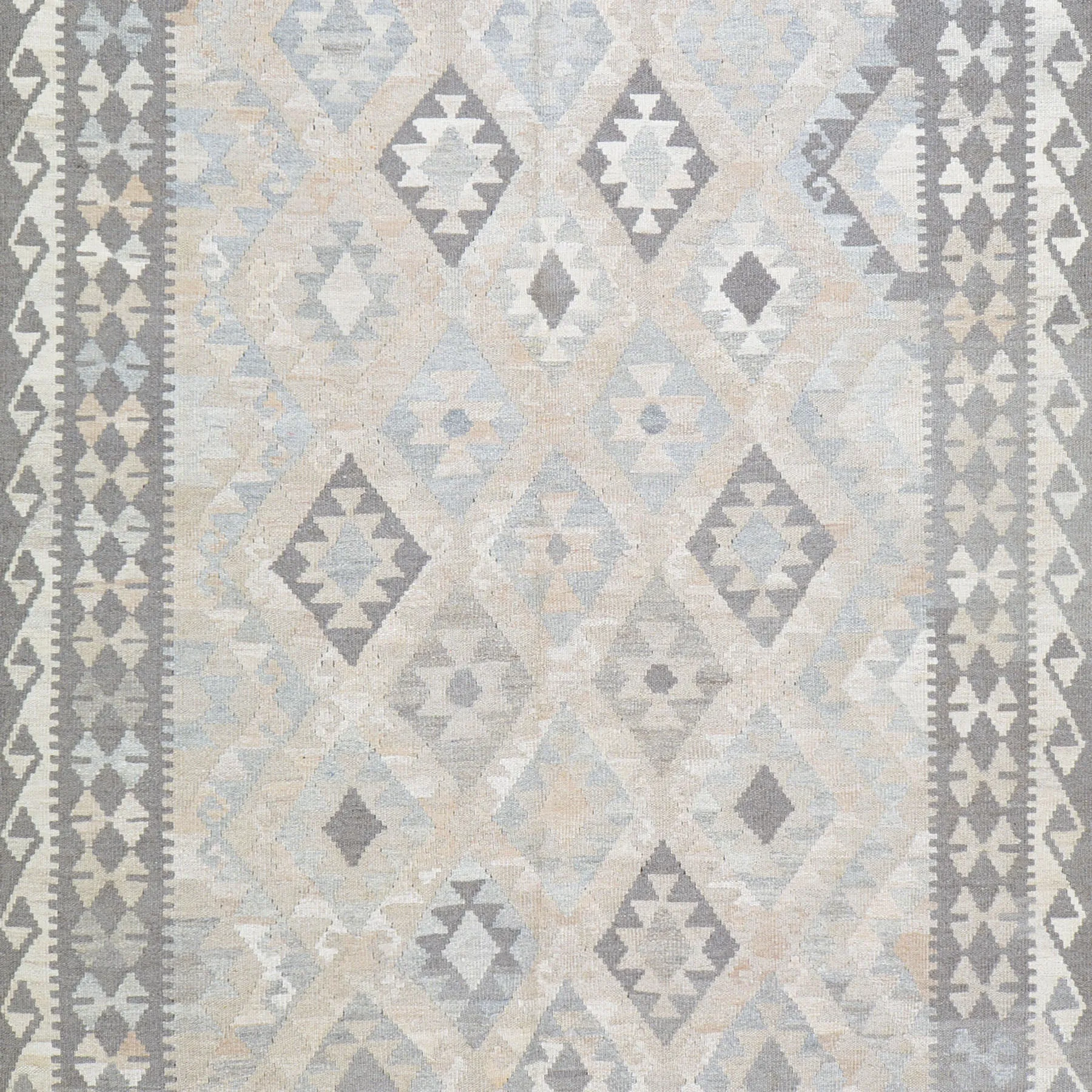 Hand-Woven Reversible Traditional Design Handmade Kilim Rug (Size 5.2 X 6.7) Cwral-10806