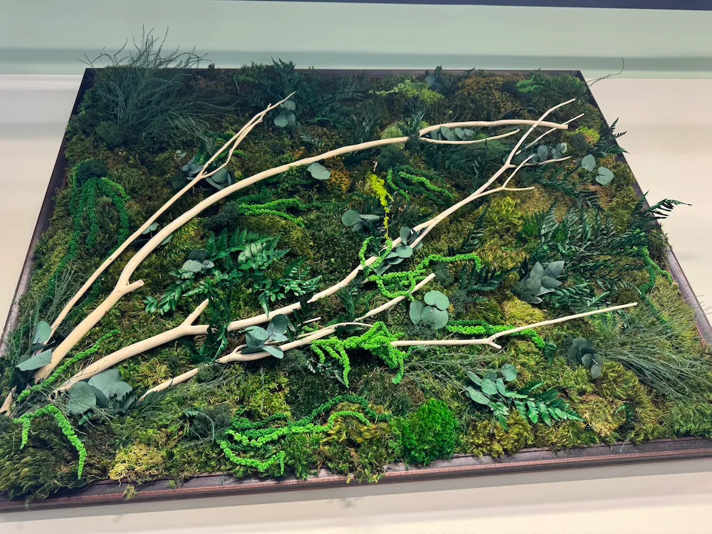 Handmade Moss Wall Art | Preserved Moss Art | Sustainable Decor | Eco-Friendly | Moss Art with Branches