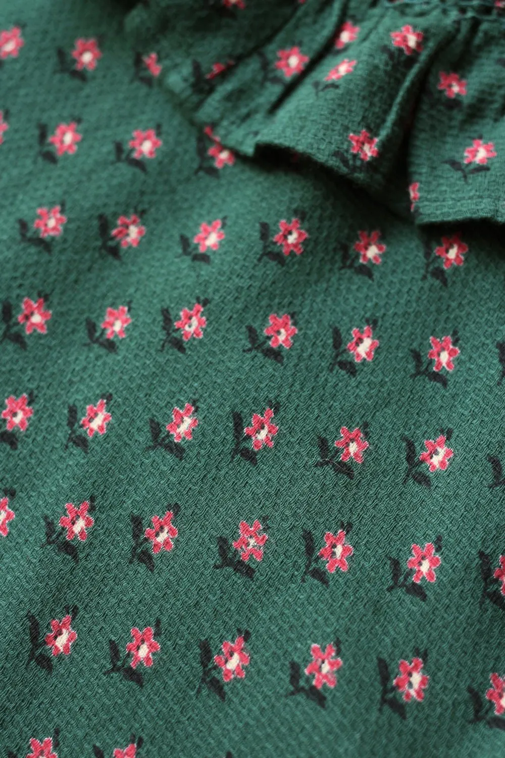 Handsmock Collar Blouse in Provencal Print by Bonjour Diary *LAST PIECE 2-3 years*