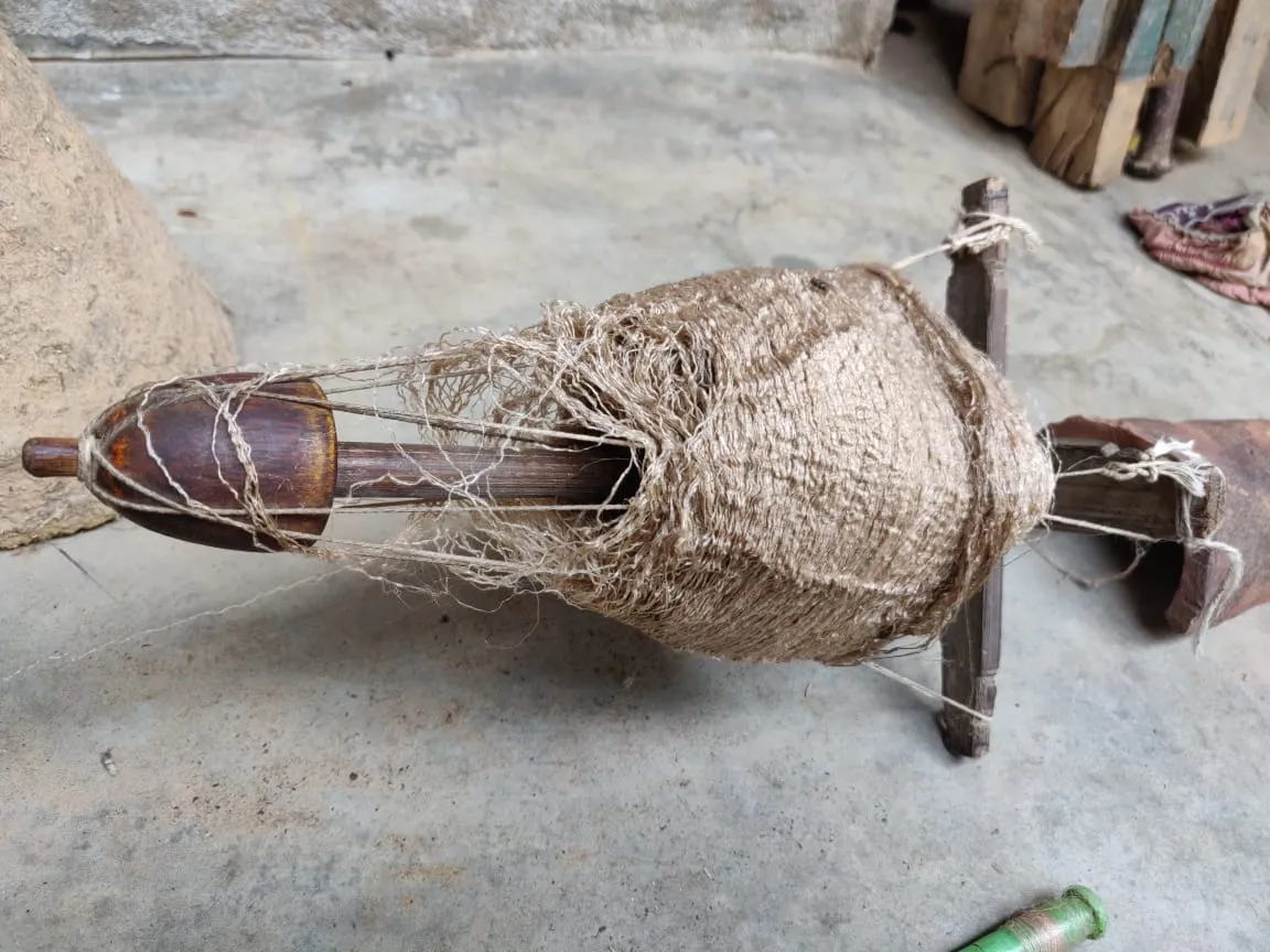 Handspun Tassah Raw Silk
