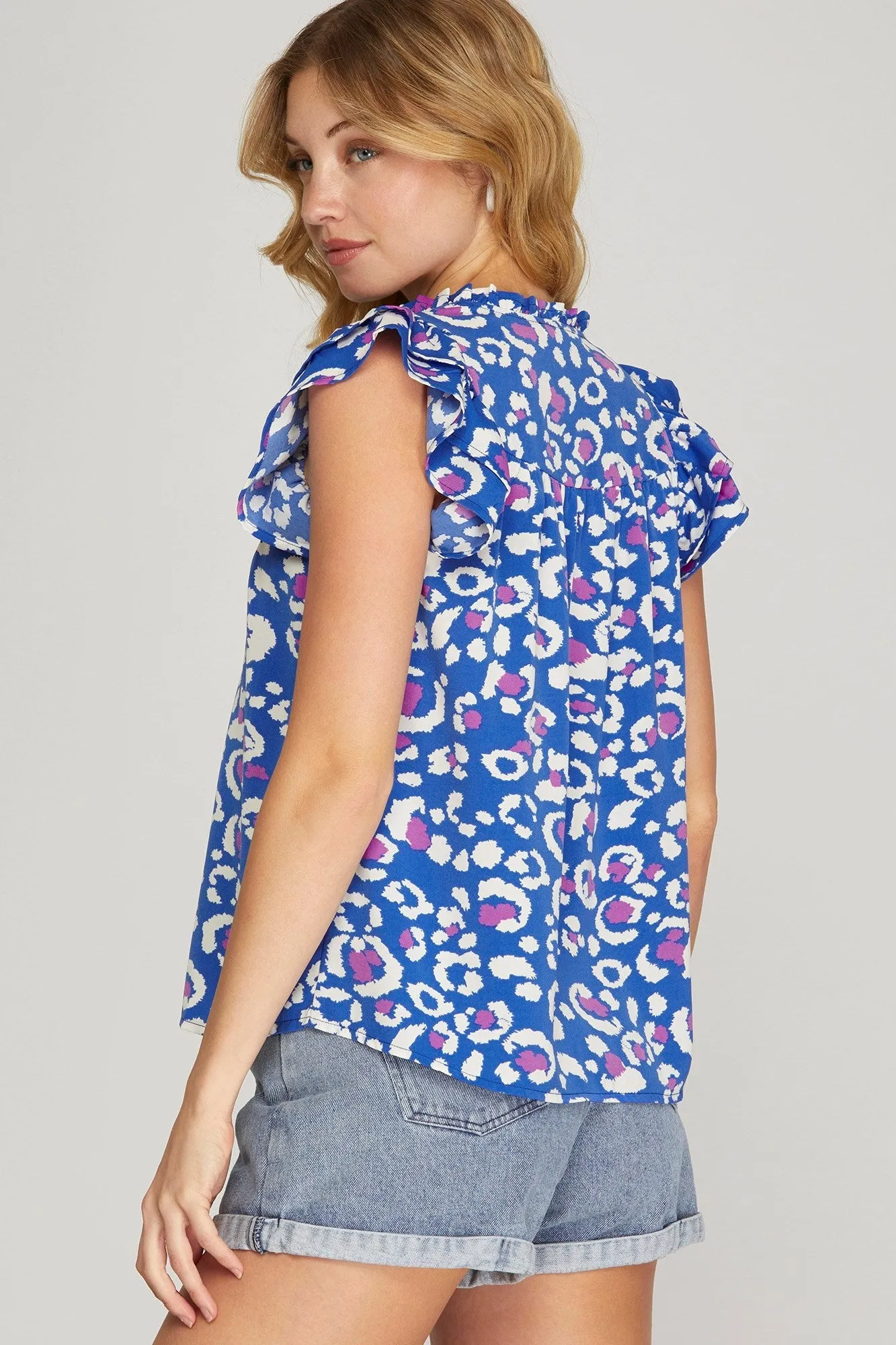 Happiness Lives Here Leopard Top