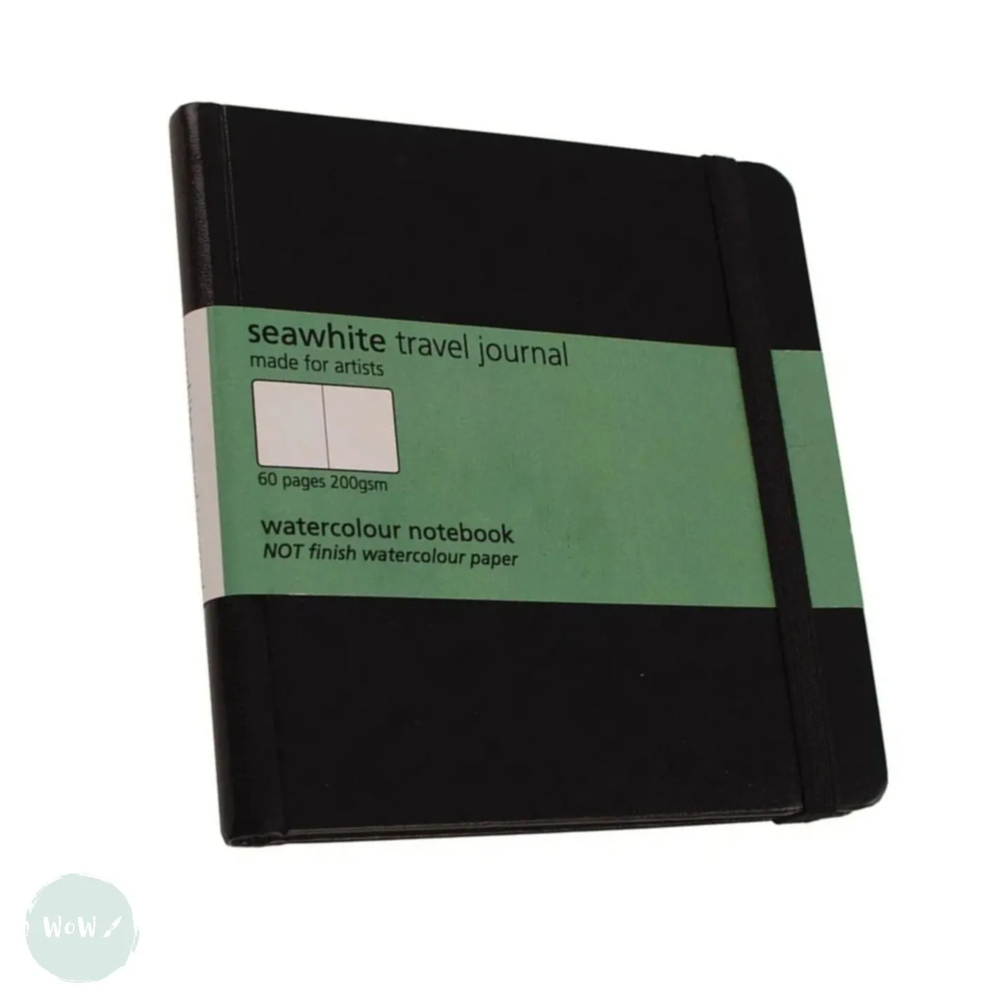 Hardback Watercolour Paper Book - TRAVEL JOURNAL - 140 x 140mm SQUARE - 200gsm NOT Surface
