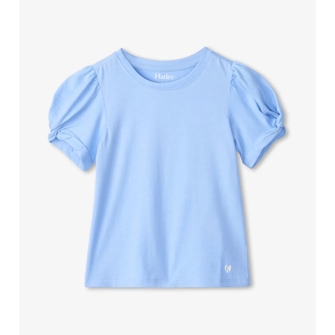 Hatley Vista Blue Twisted Sleeve Top
