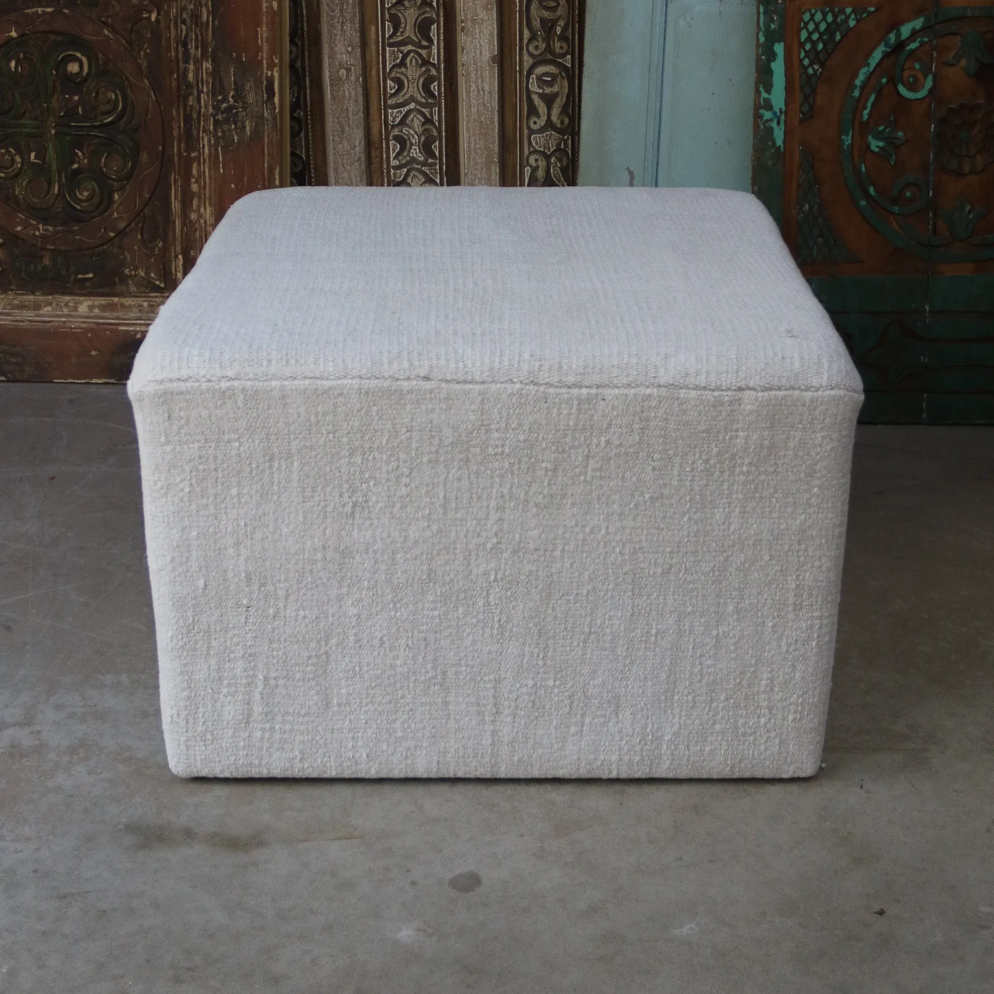 Hemp Square Ottoman 2818C 28"x18"