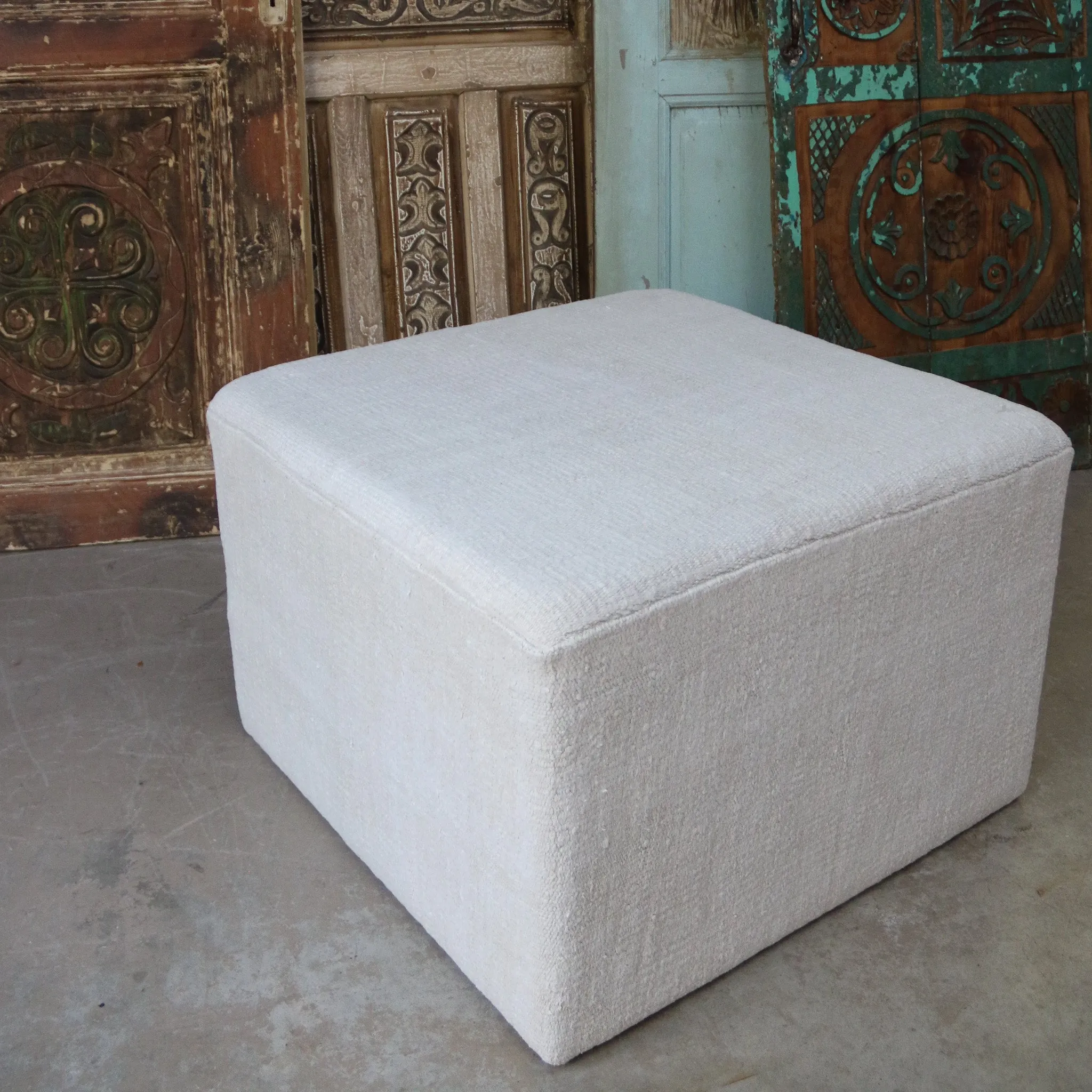 Hemp Square Ottoman 2818C 28"x18"