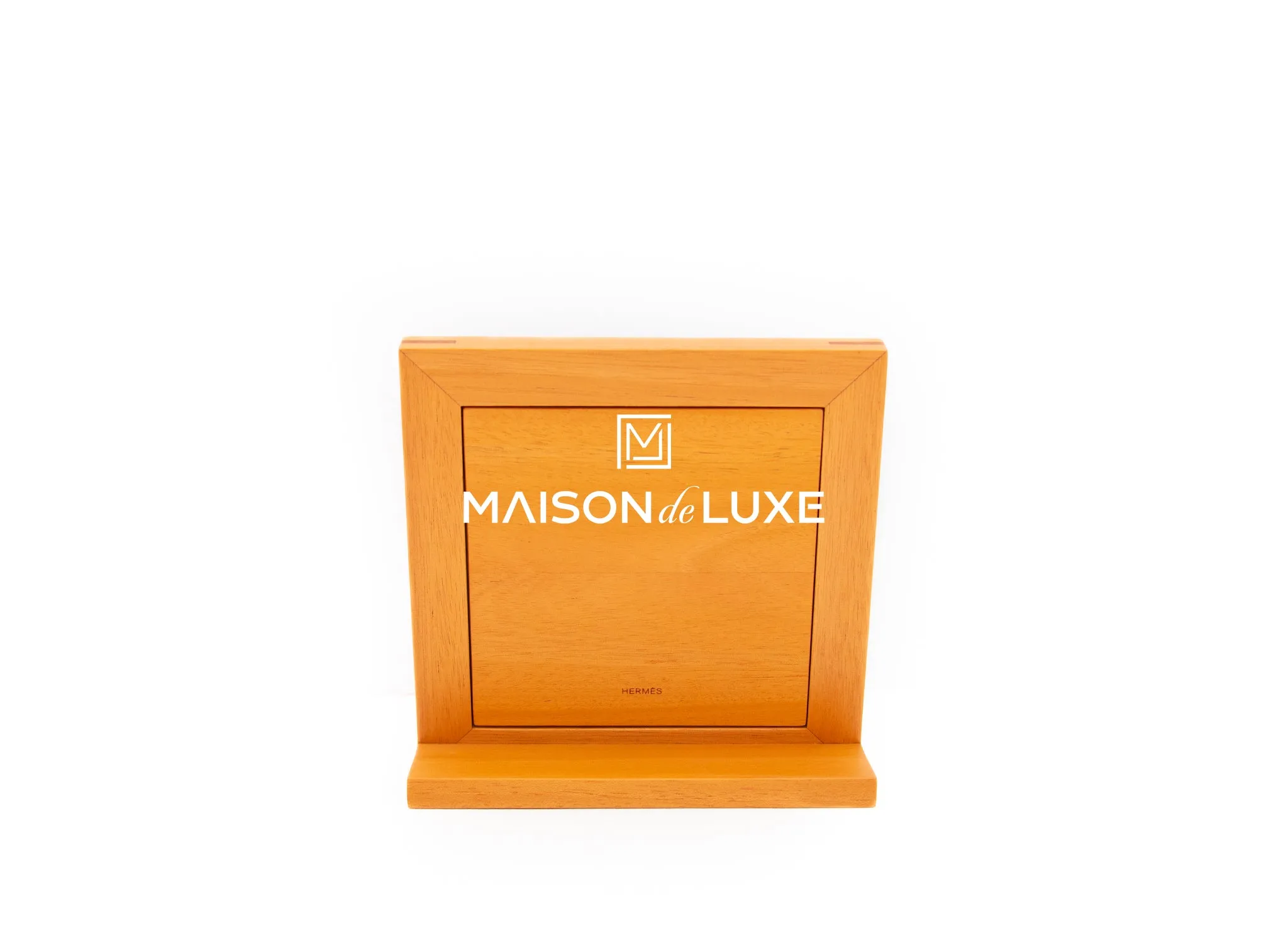 Hermes Classic Pleiade Rouge H Leather Photo Frame