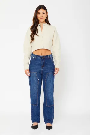 High-rise carpenter pants