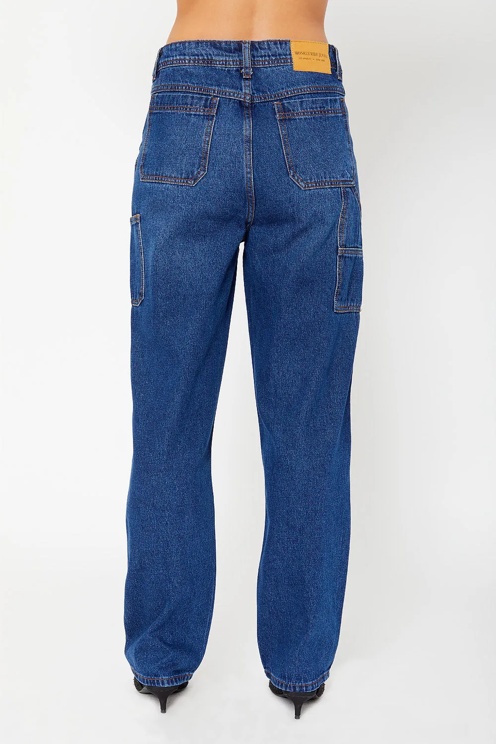 High-rise carpenter pants