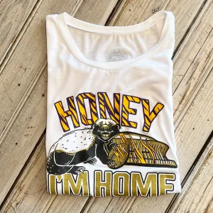 Honey, I'm Home Tank-white