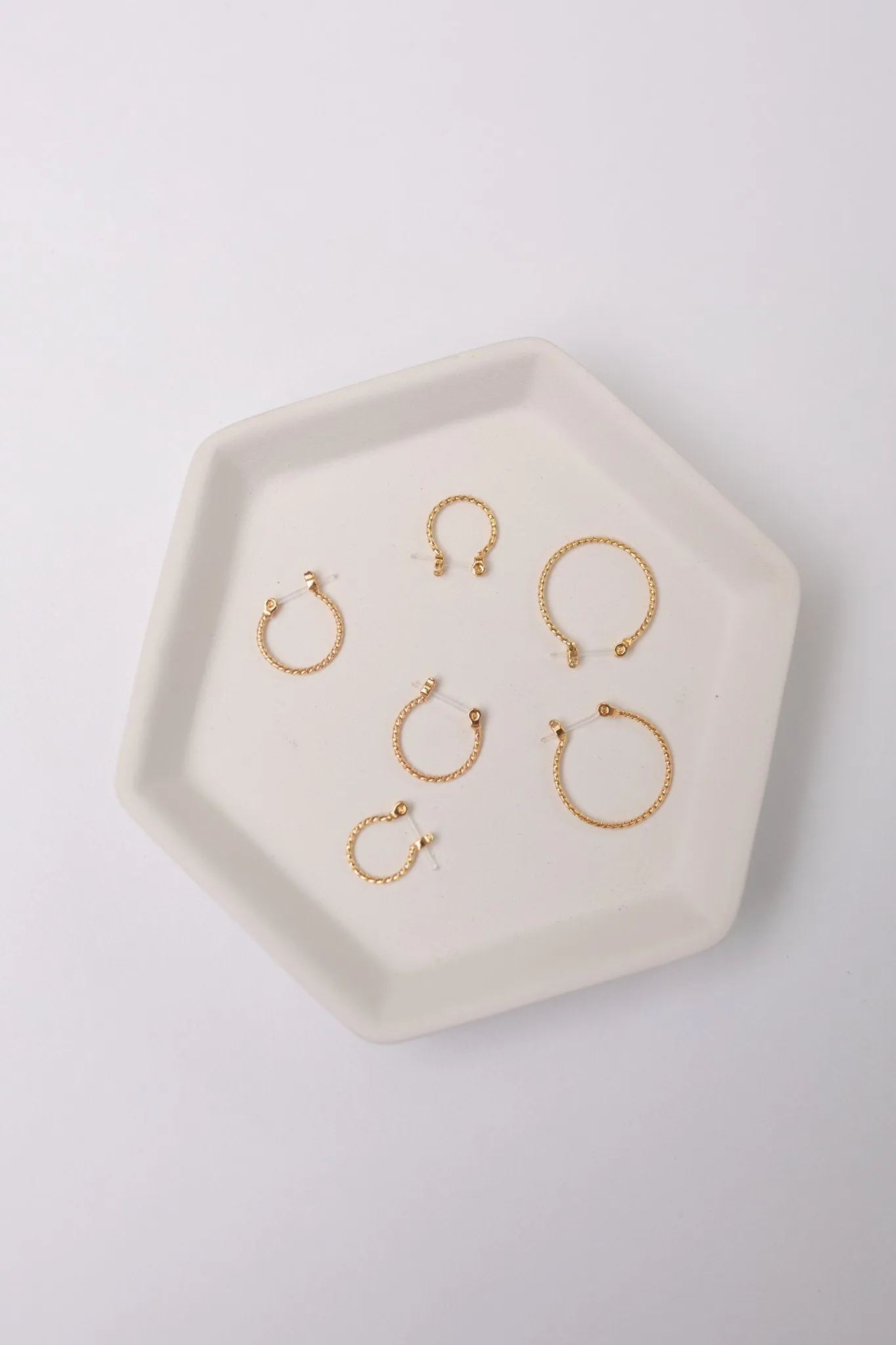 Hoops Galore Set In Gold