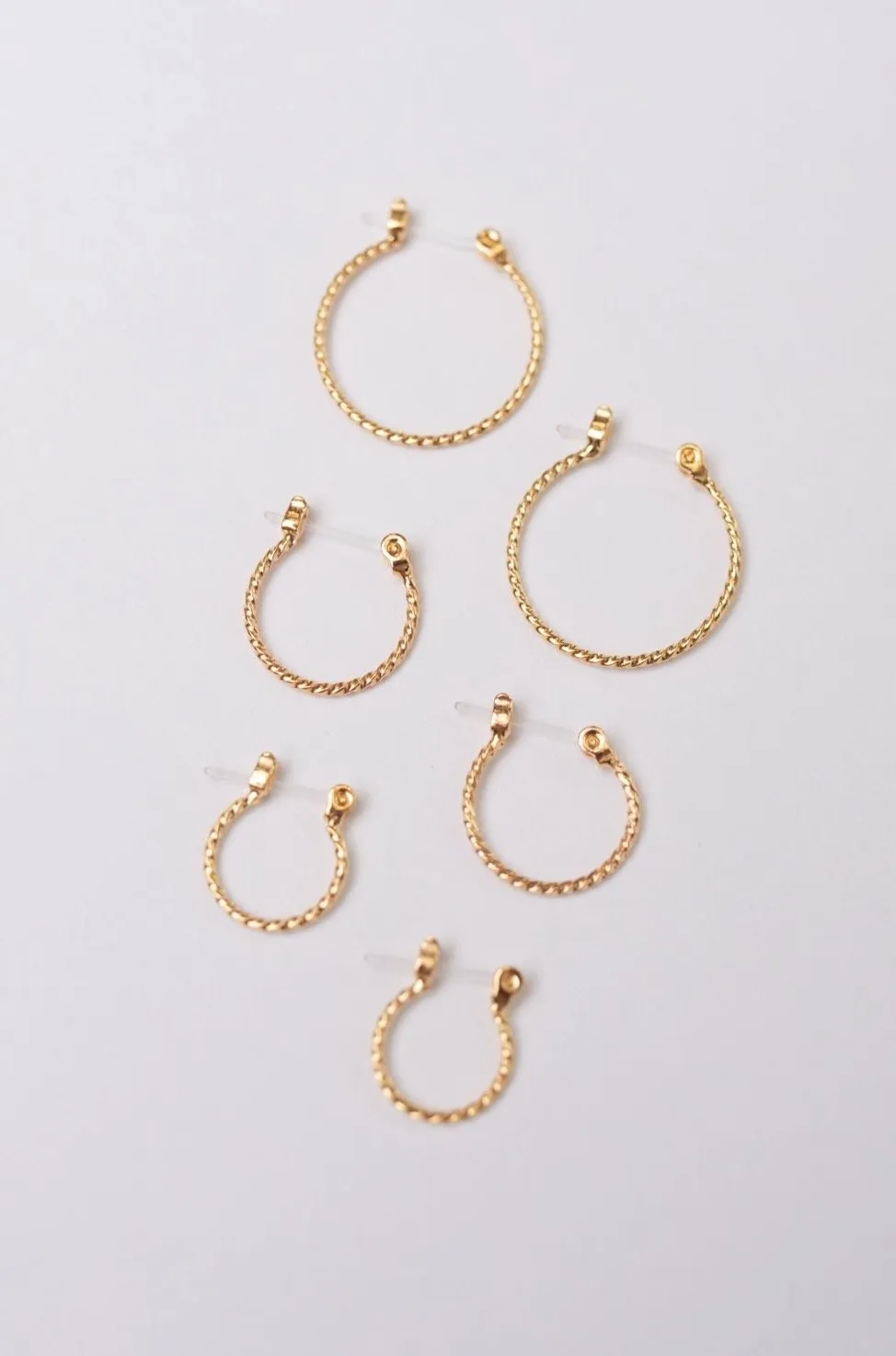 Hoops Galore Set In Gold