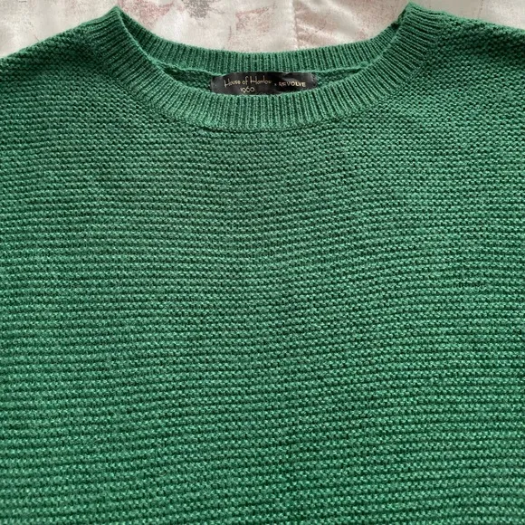 House of Harlow 1960 X Revolve Owen wool blend forest green oversized sweater XS