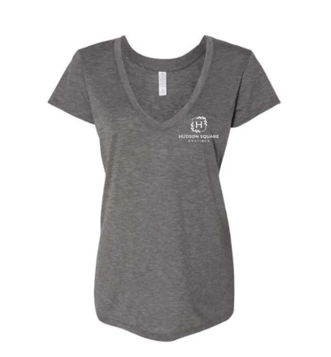 HSB V Neck Logo Tee