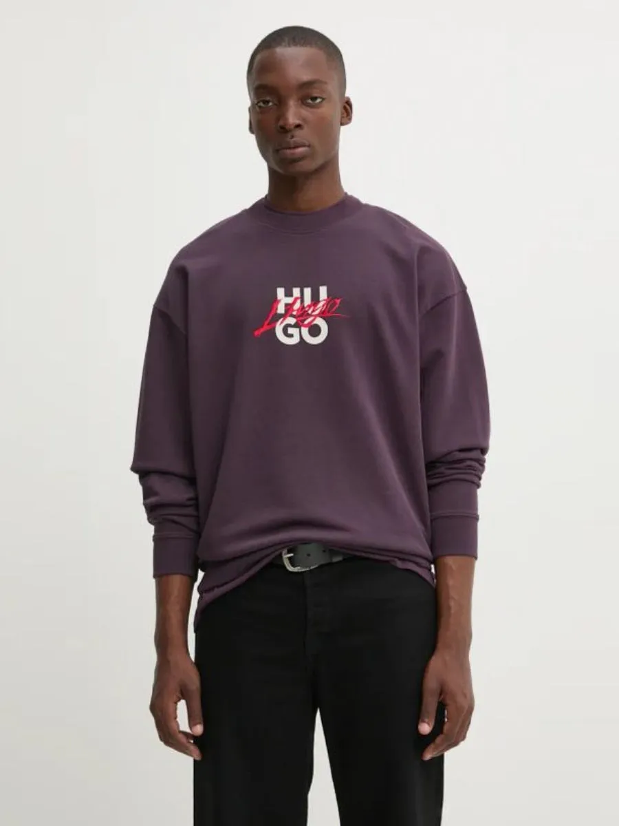 HUGO Crew-Neck Sweatshirt - Dlogonty