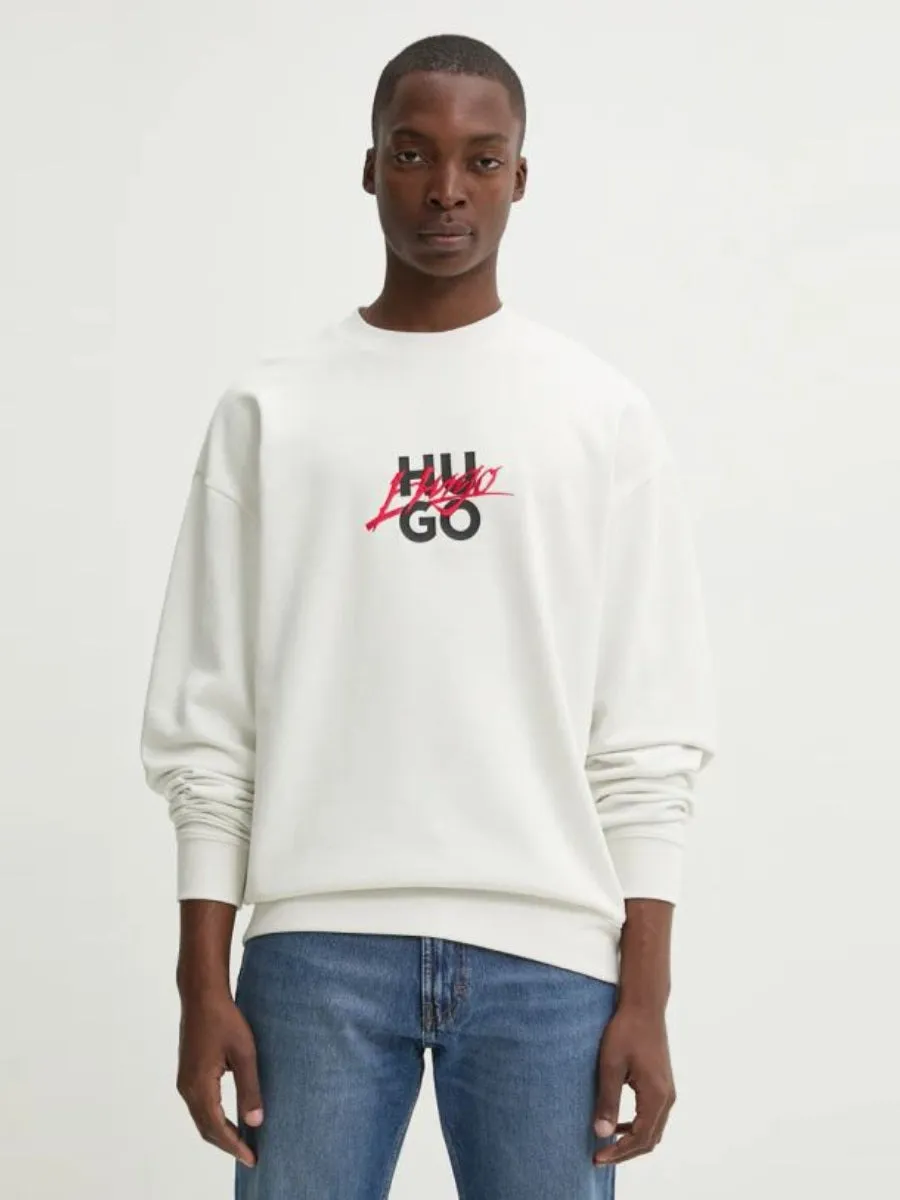 HUGO Crew-Neck Sweatshirt - Dlogonty