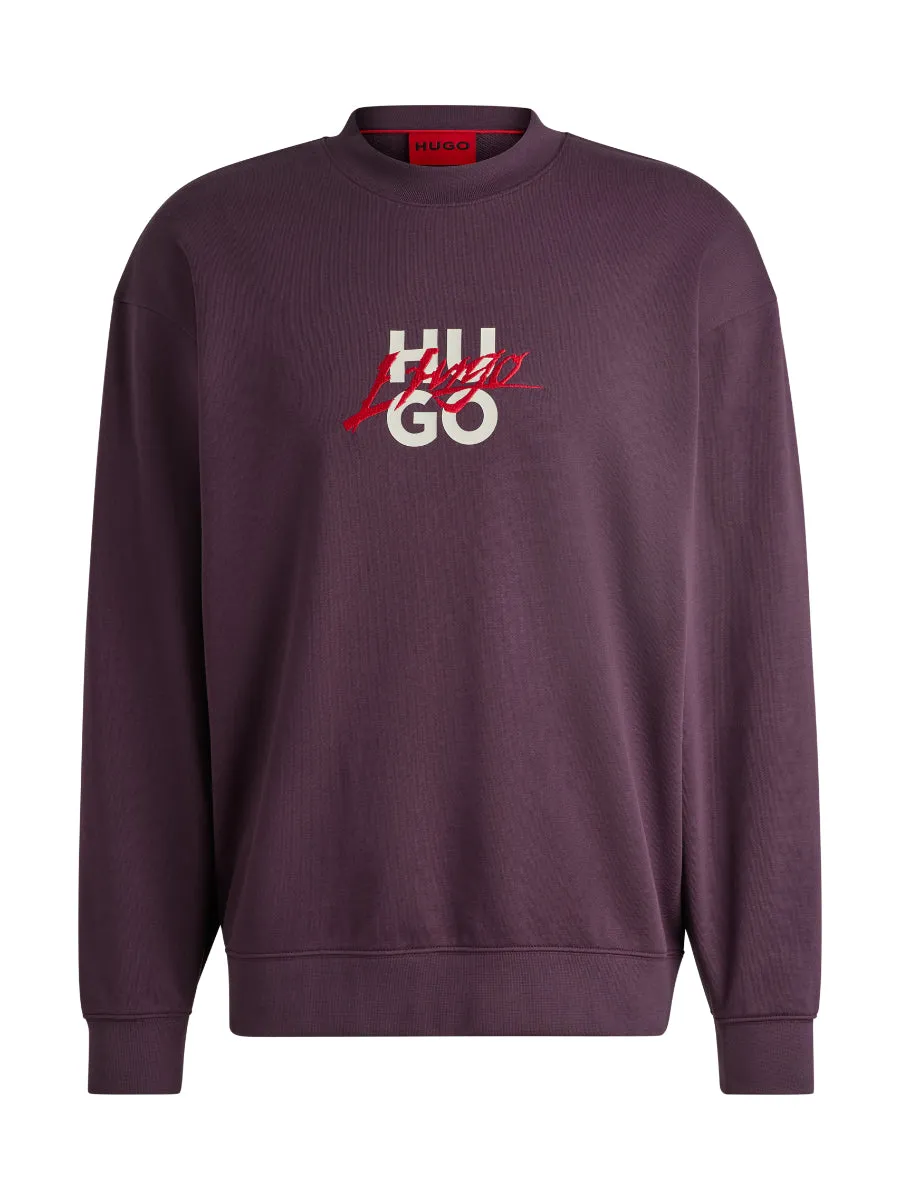 HUGO Crew-Neck Sweatshirt - Dlogonty