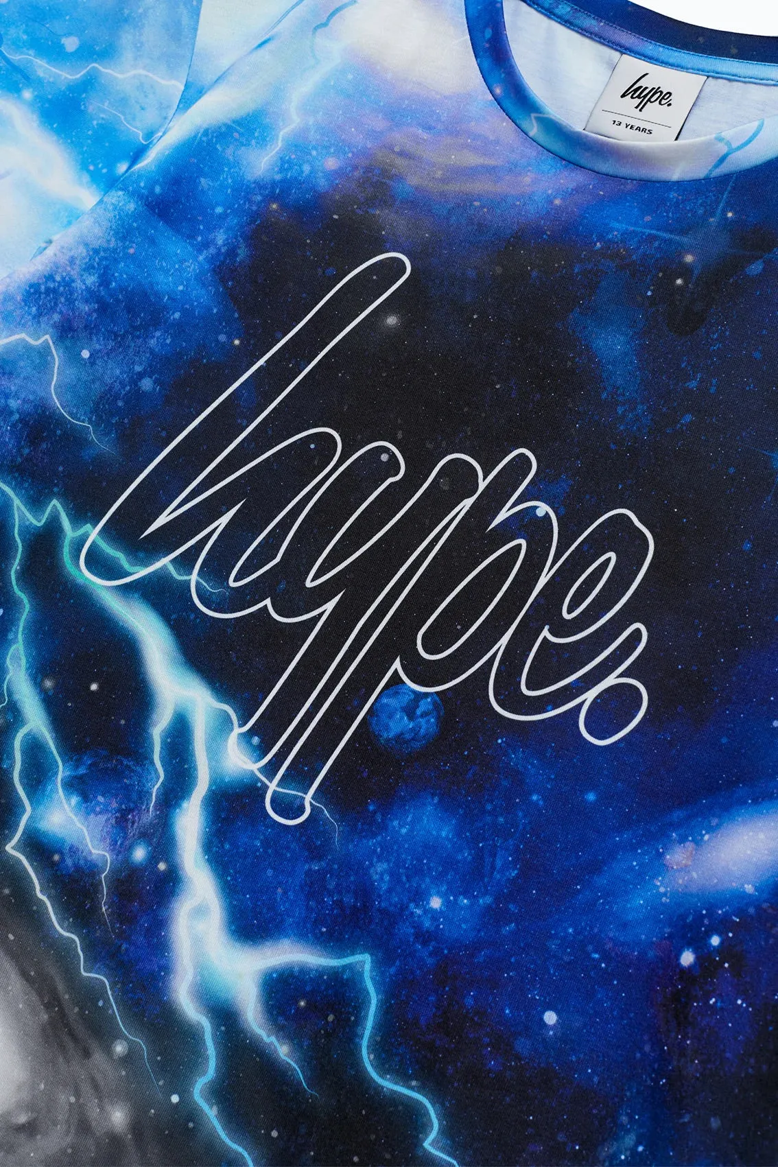 Hype Blue Lightening T-Shirt Zuao-591