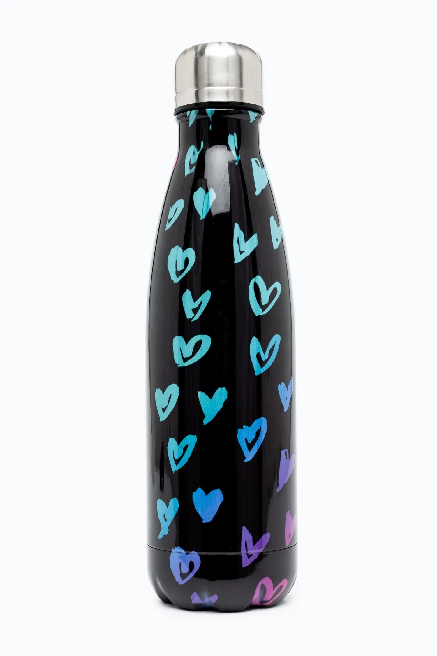 Hype Pink Scribble Heart Bottle Zumh -659