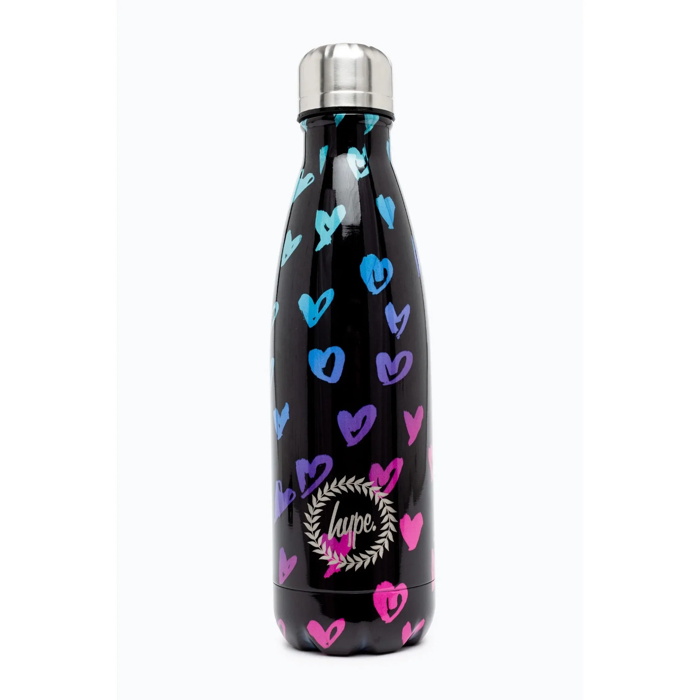 Hype Pink Scribble Heart Bottle Zumh -659