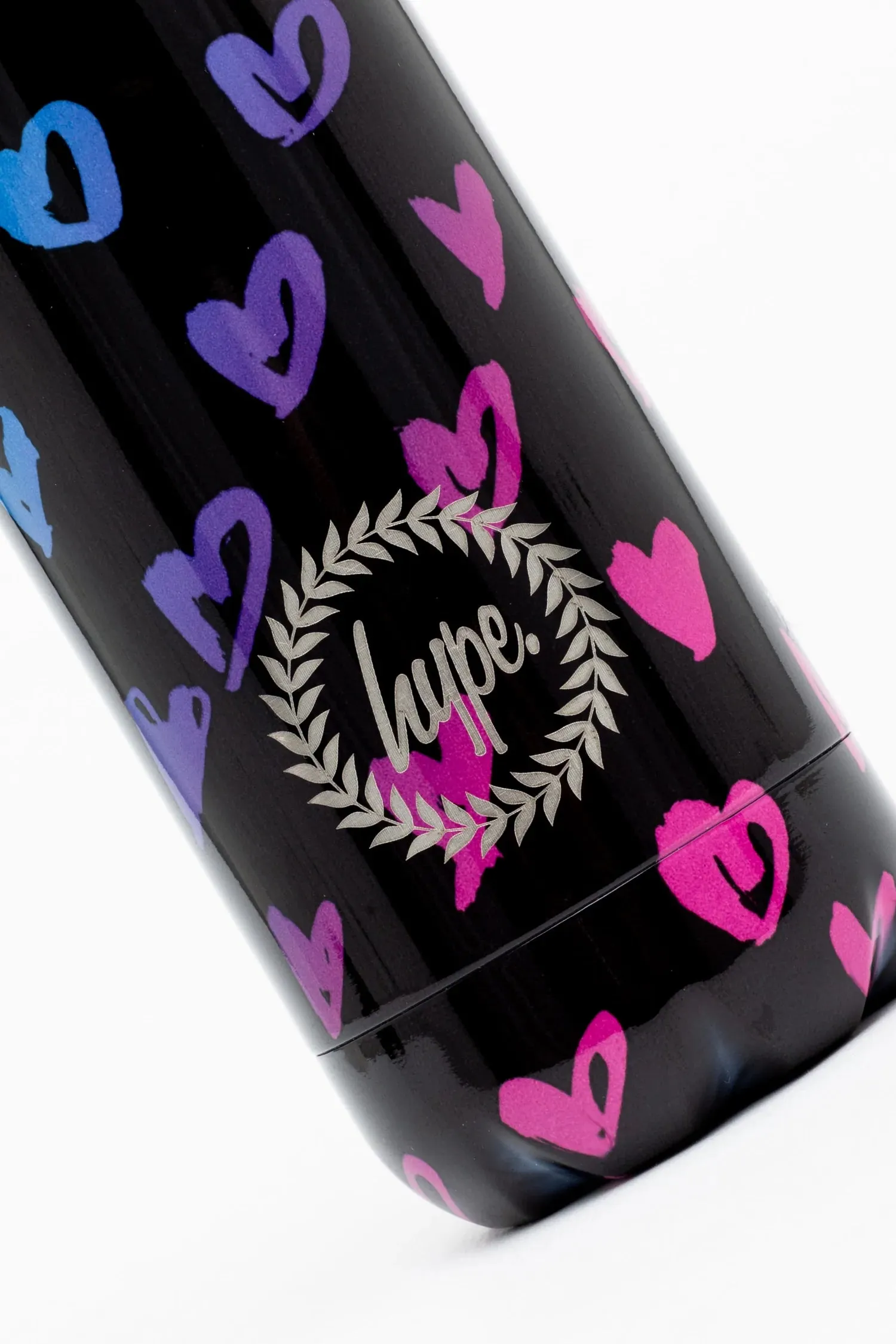 Hype Pink Scribble Heart Bottle Zumh -659