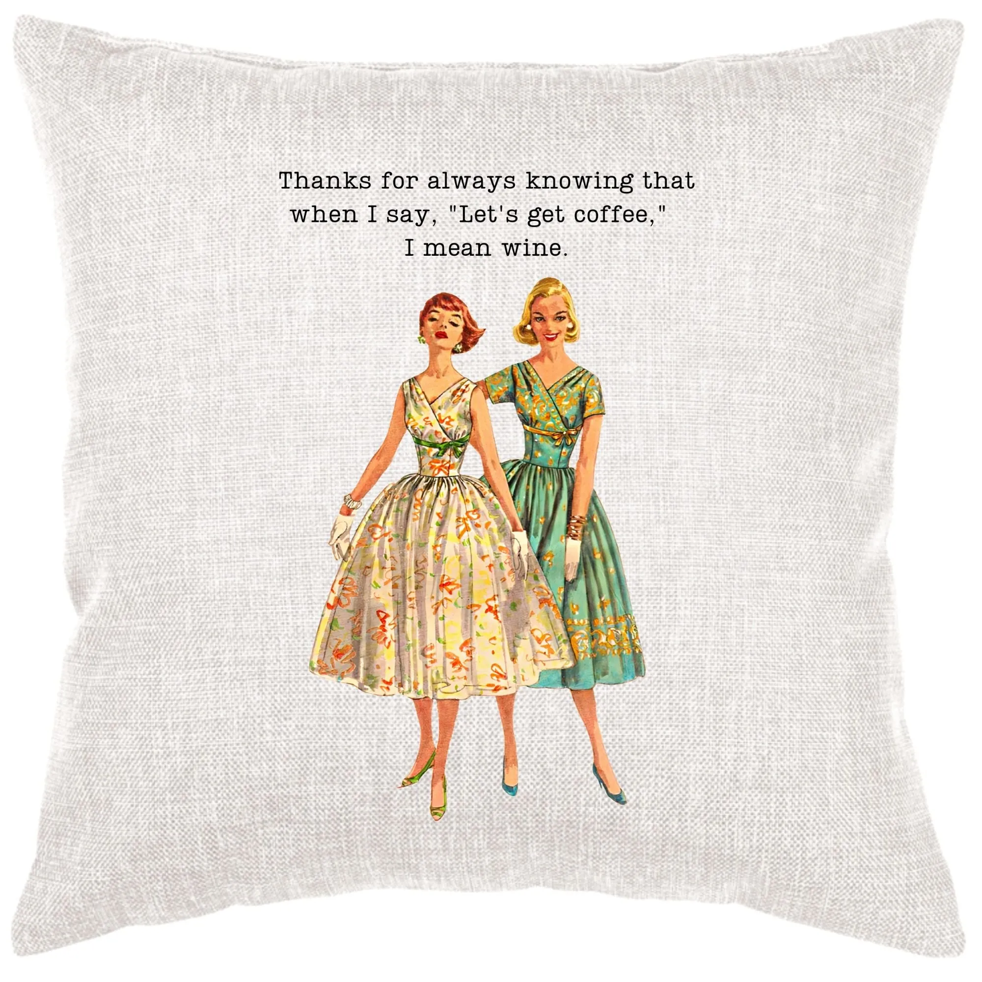 I Mean Wine Pillow Cover